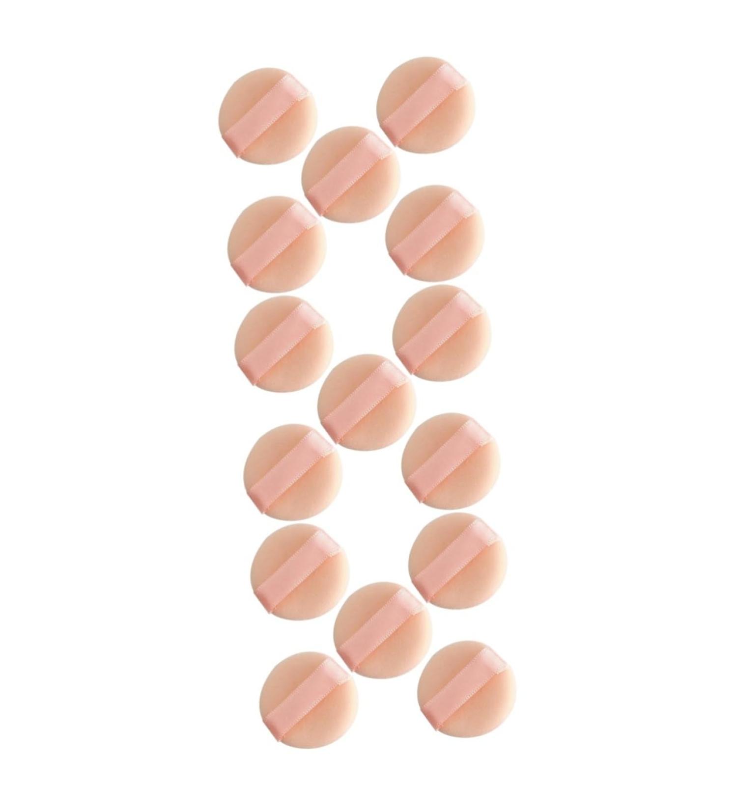 FRCOLOR Makeup Puff Set - 15 Round Sponges for Foundation & Blush | Perfect Cosmetic Puffs for Women - International Shipping - Buy Online on GoSupps.com