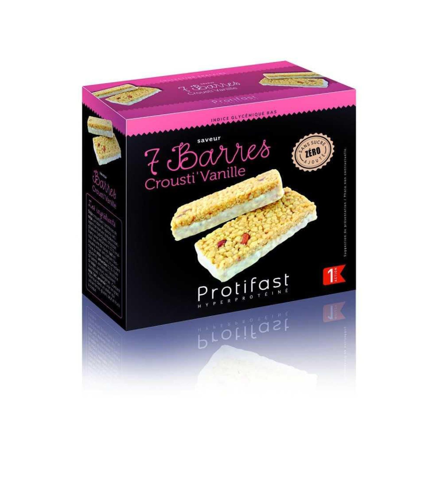 Protifast - Crunchy Vanilla High Protein Bars