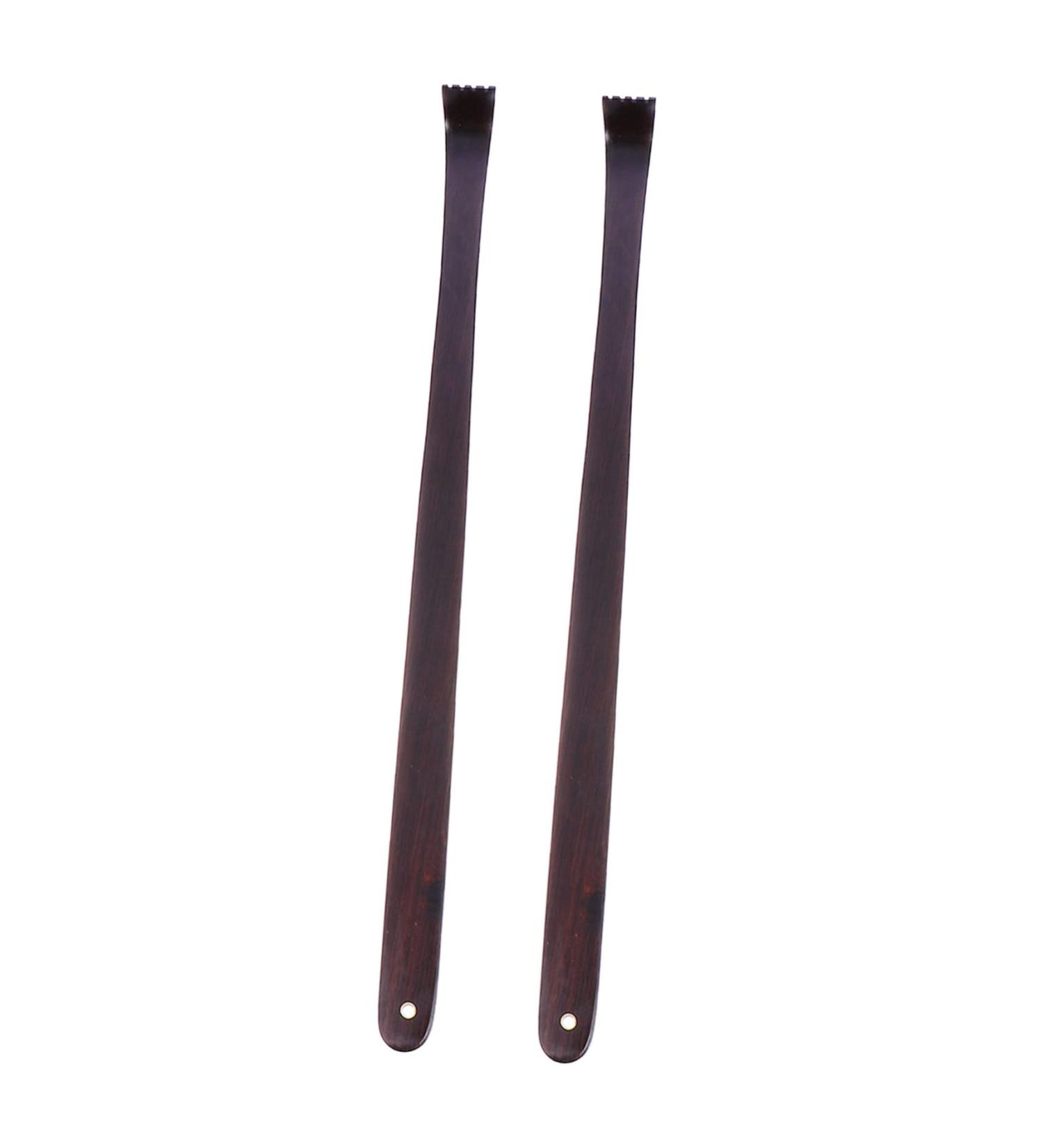 Plafope 2-Piece Ebony Back Massage Device | Portable Wood Scratching Massager for Seniors | Creative Claw Tool for Relieving Back Pain - Buy Online on GoSupps.com