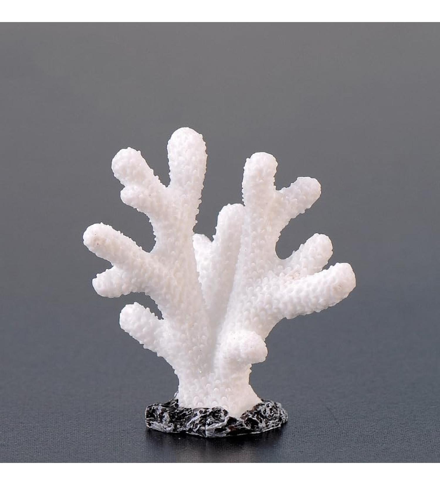 Movoja Aquarium Decoration Corals - 2 Pieces for Fresh & Salt Water - White Coral Aquaristics - Buy Online on GoSupps.com