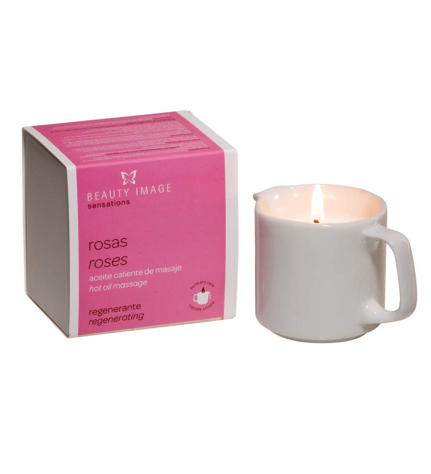 Rosehip Hot Oil Body Massage Candle