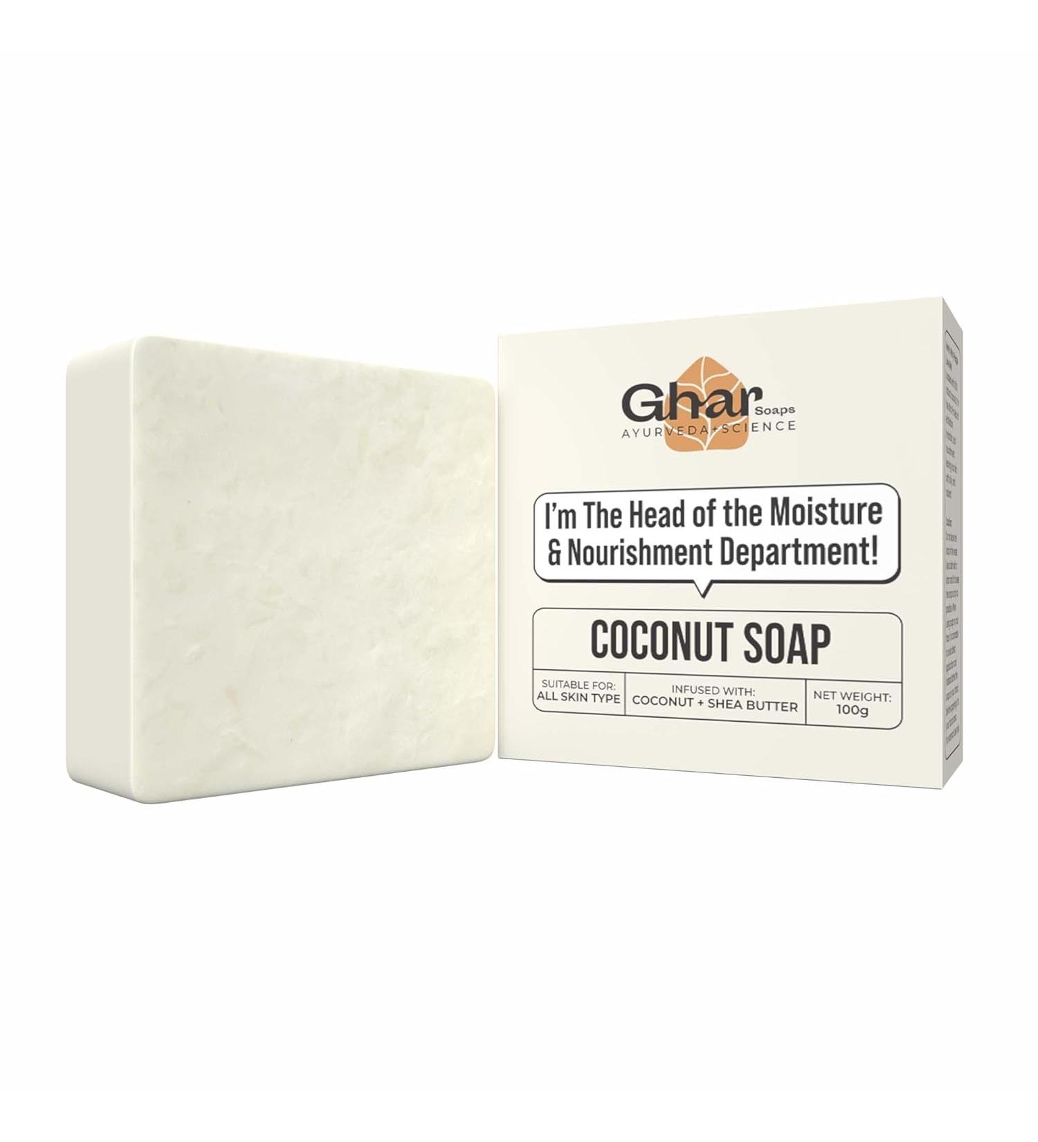 Love Earth Coconut Soap with Shea ButterAll skin types Moisturizing and nourishing 100g