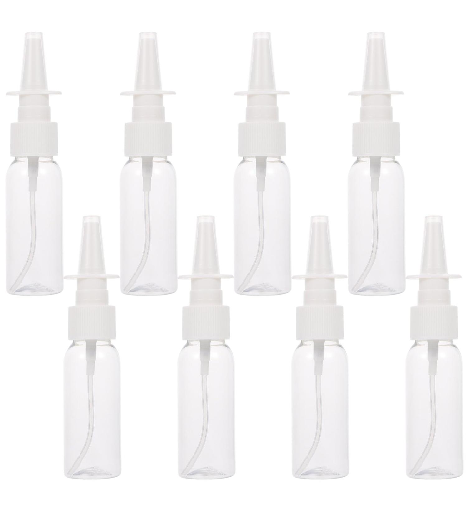 Uonlytech 8-Pack 30ml Empty Nasal Spray Bottles - Refillable Travel Spray Bottles for Small Noses - Buy Online on GoSupps.com