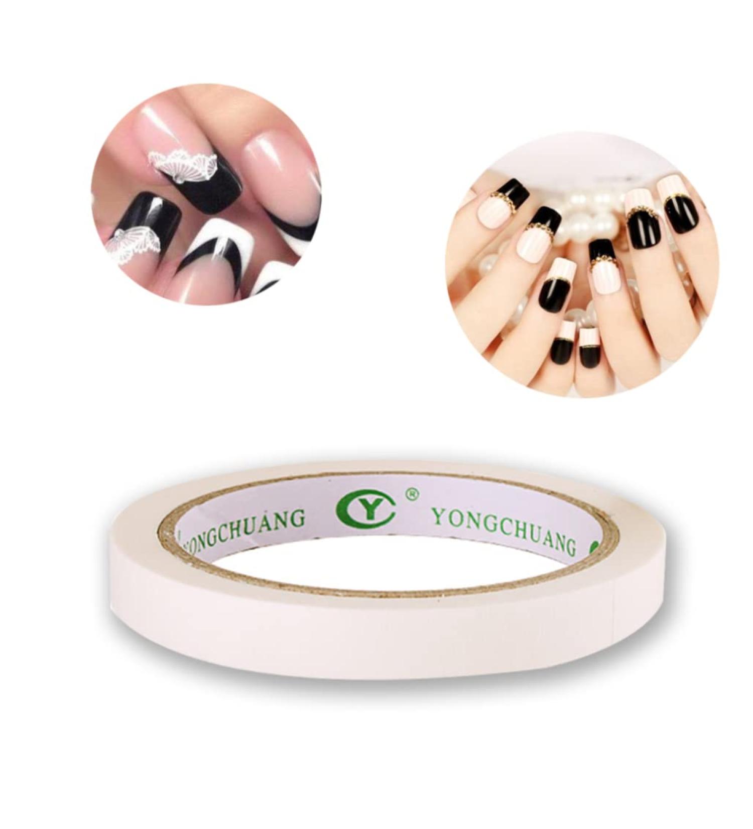 1 Roll Nail Tape Strips Nail Art Tape Nail Art Adhesive Tape Nail Art Tips Guide Creative DIY Nail Art Supplies Convenient Nail Sticker Manicure Tools - Buy Online on GoSupps.com
