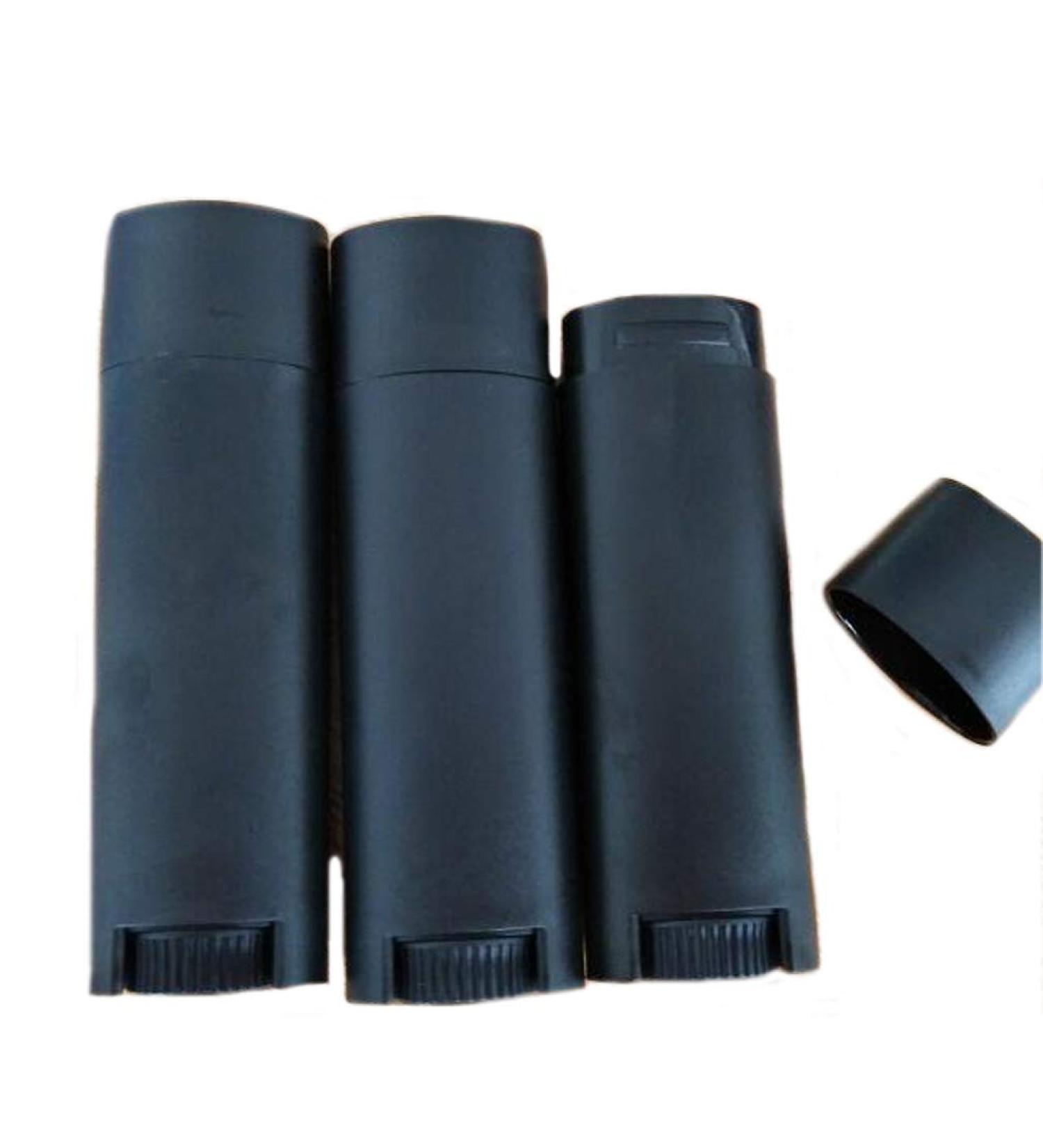 Frosted Black Deodorant Lip Balm Tubes 5ml 100 Pcs - Refillable Mini Size Containers for Travel DIY Deodorants - Buy Online on GoSupps.com