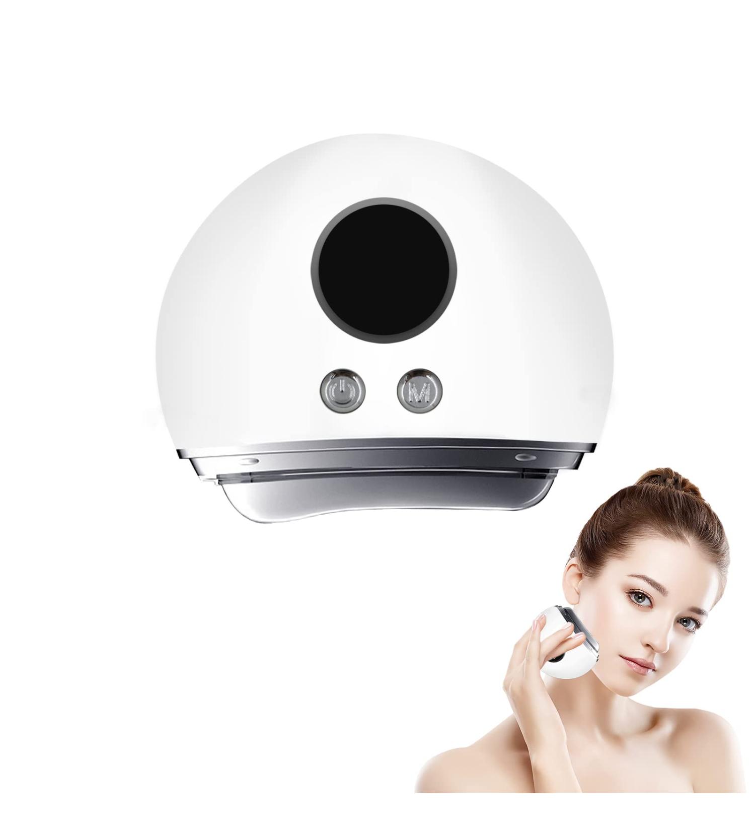 Electric Heated Gua Sha Facial Massager with Vibration | Skin Tightening, Anti-Aging, Wrinkle Reduction | Neck & Face Lift Device for Tension Relief - Buy Online on GoSupps.com