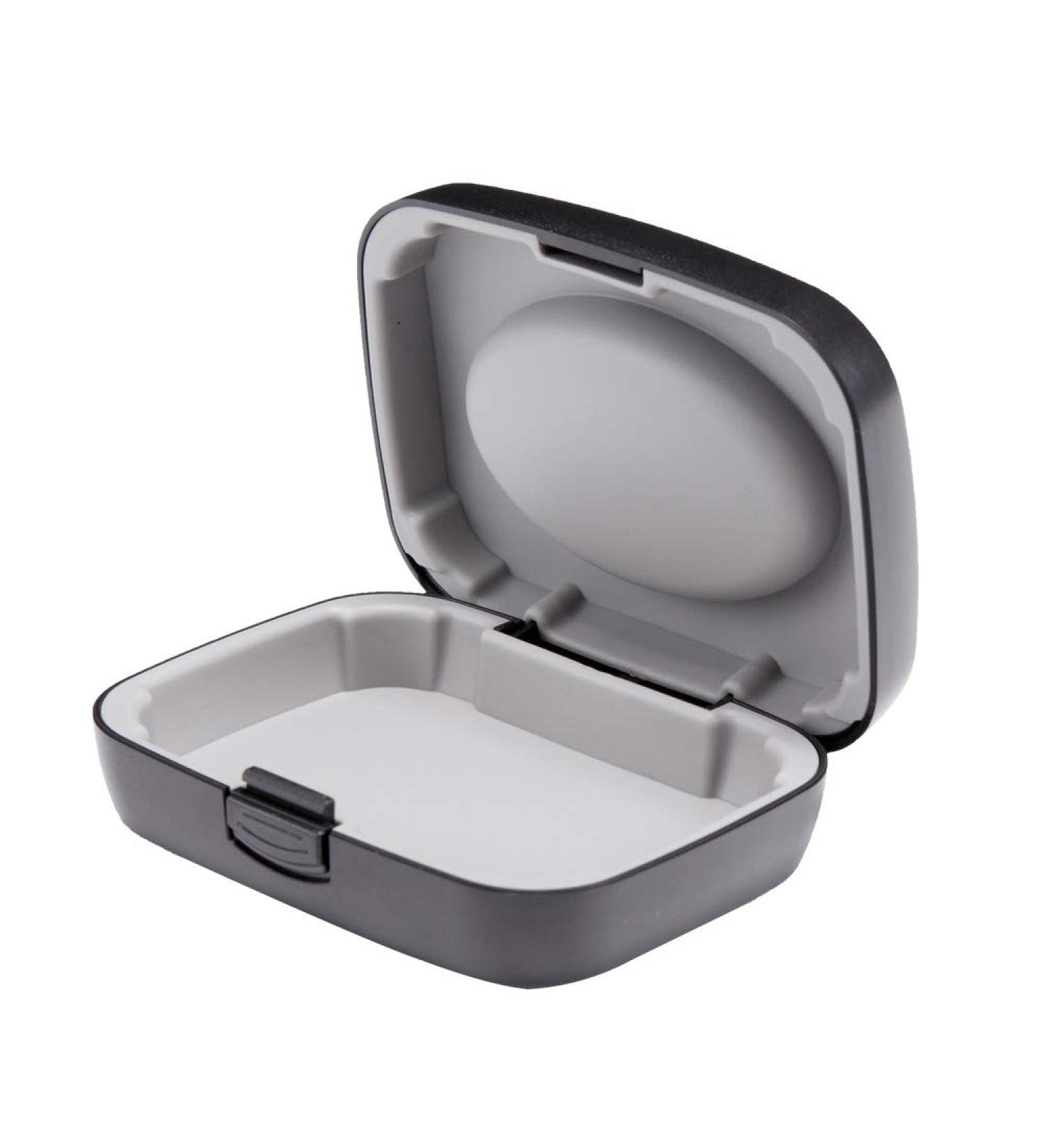 Hard Hearing Aid Case - Portable Black Storage for BTE/CIC/IIC/ITE - Buy Online on GoSupps.com