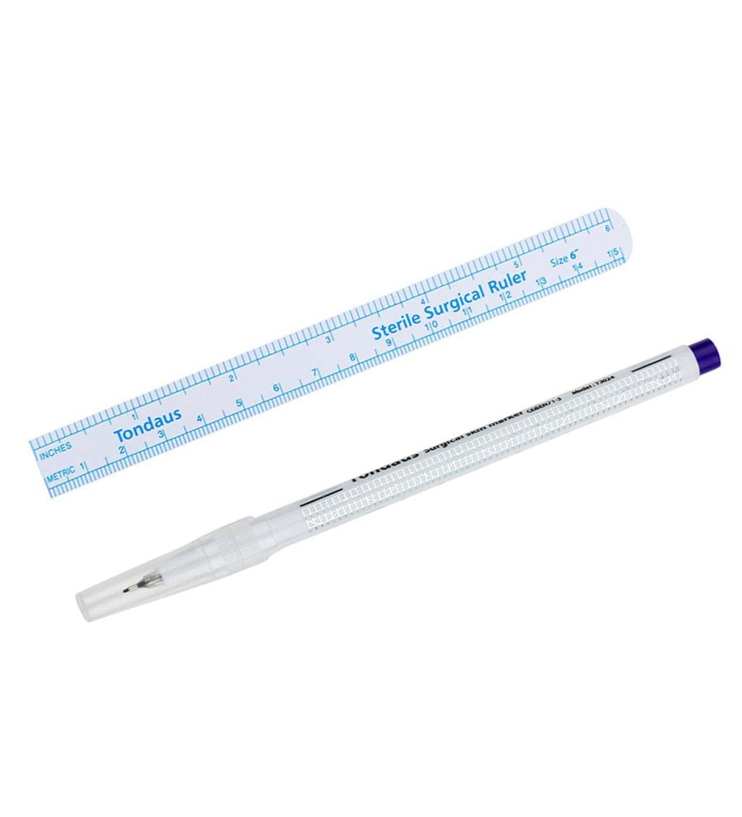  Tiuimk AJQC Medical Microblading Eyebrow Pen with Measuring Lines and Fixing Eyebrow Pen - Non-Toxic and Easy to Use - Buy Online on GoSupps.com