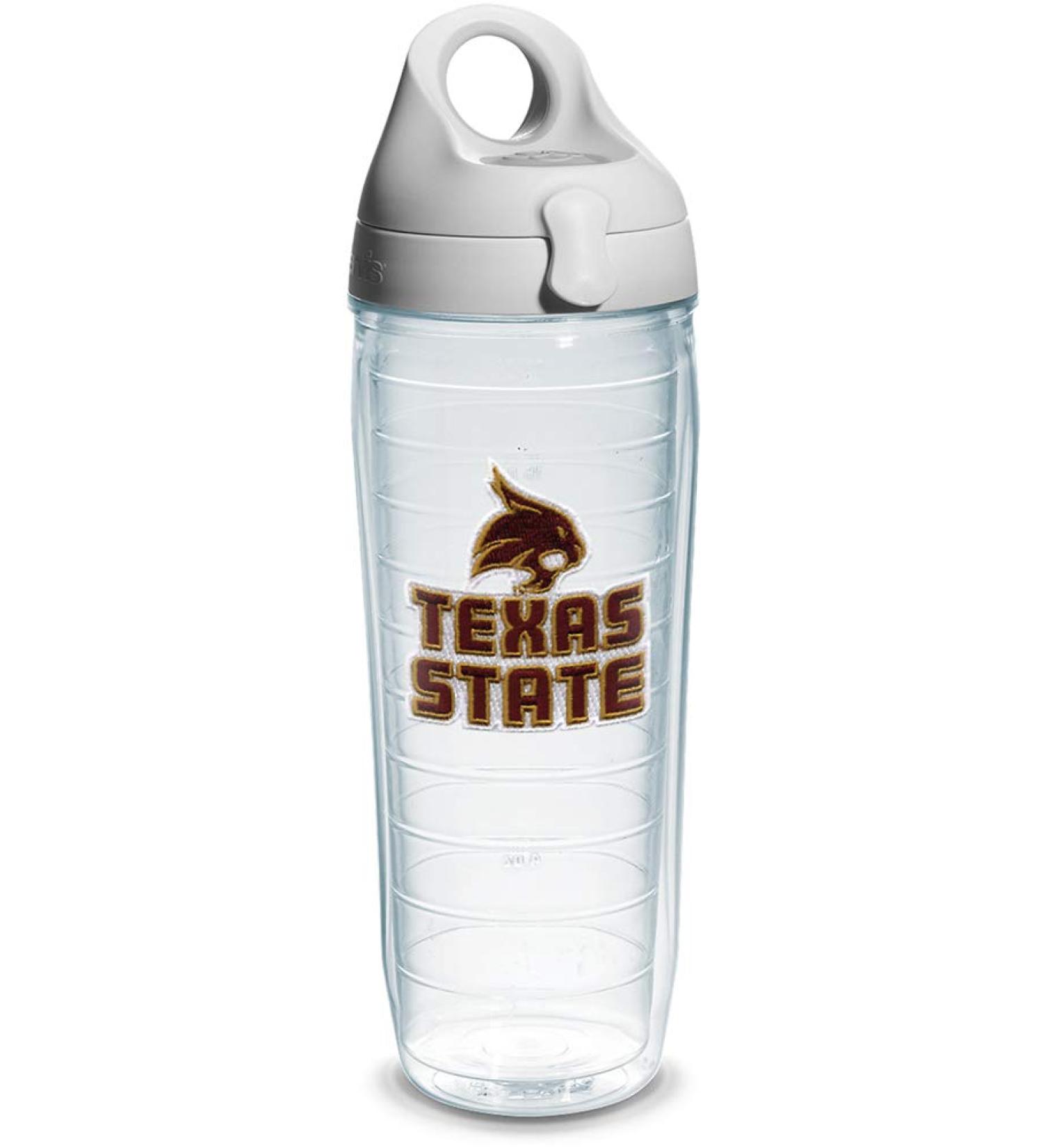 Texas State Bobcats Tervis Insulated Tumbler 4pk Set + 24oz Water Bottle | Made in USA, Double Walled, Keeps Drinks Cold & Hot - Emblem Gray Lid - Buy Online on GoSupps.com