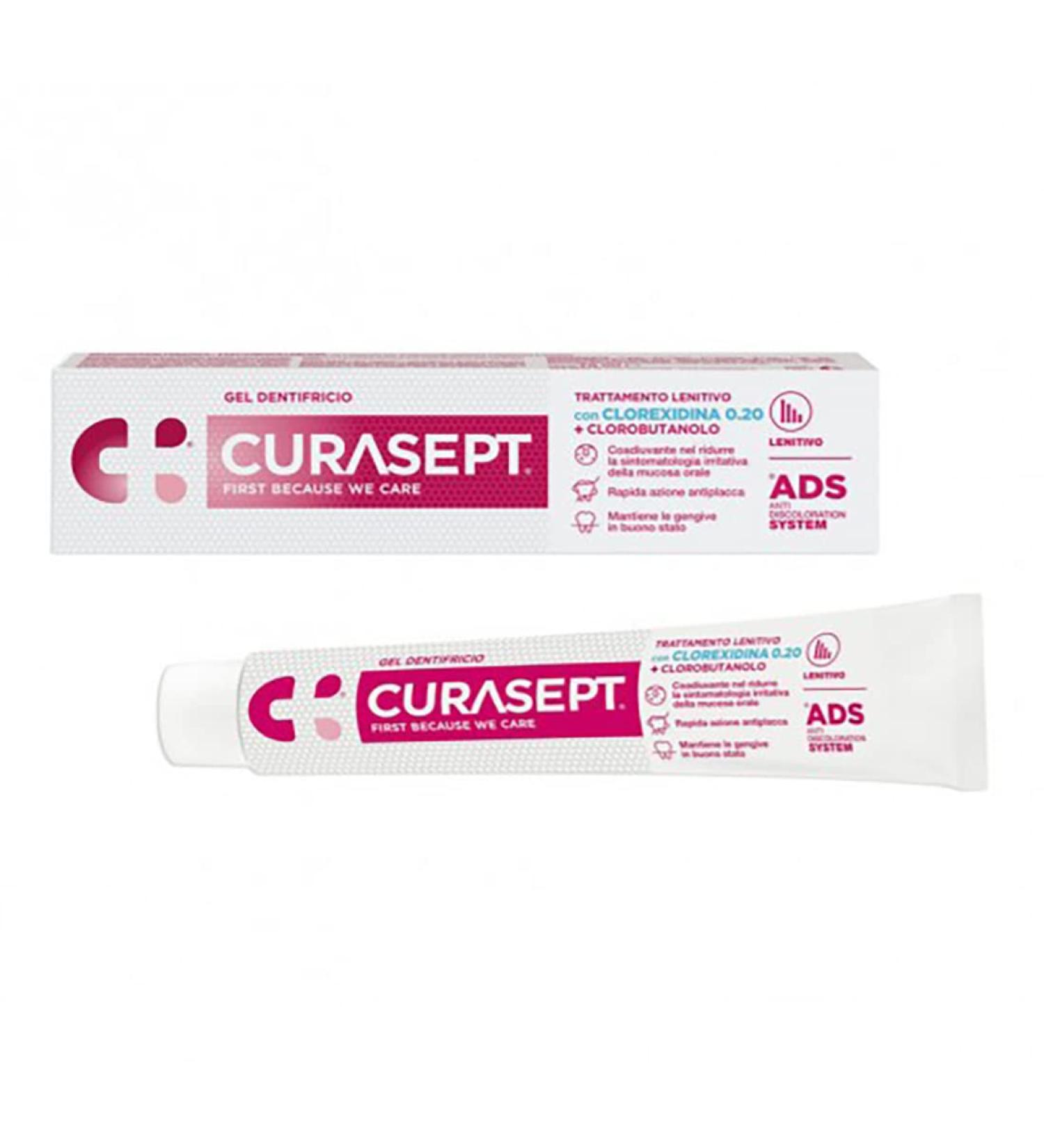 Curasept ADS – Treatment Lenitivo Clorexidina 0.20% Gel Dentifricio, 75 ml