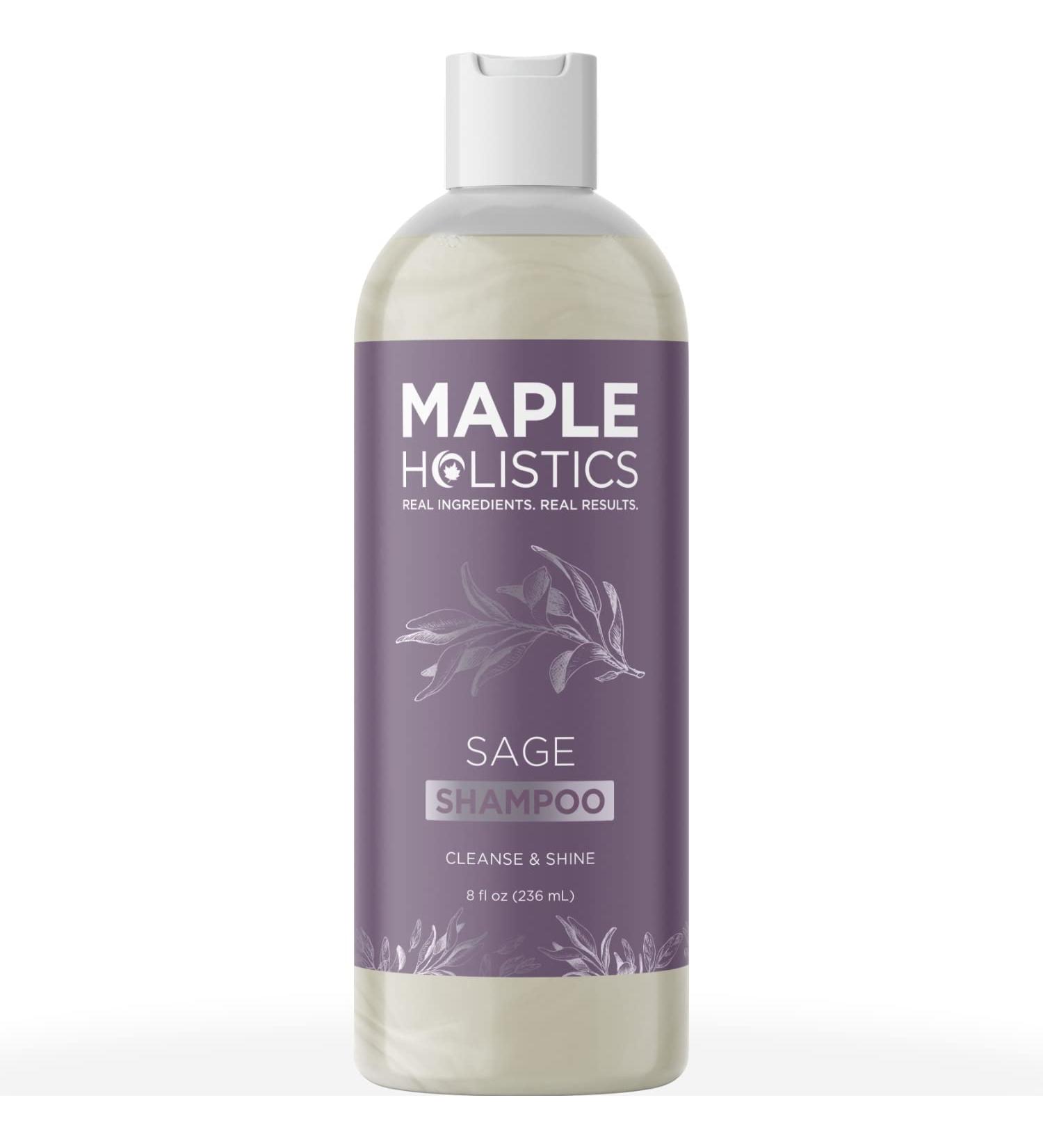 Deep Cleansing Sage and Rosemary Shampoo - Volumising and Clarifying Shampoo for Oily Hair and Dry Scalp with Sage and Rosemary Essential Oil - Silicone Paraben and Sulphate Free Hair Shampoo - 236ml - Buy Online on GoSupps.com