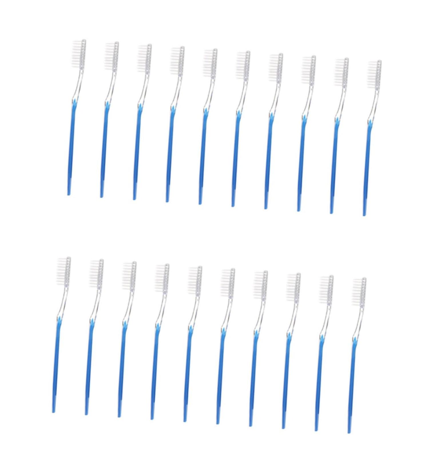 Buy CLISPEED 50pcs Disposable Toothbrush Cleaning Brush | Bulk Travel PP False Toothbrush - International Shipping Available - Buy Online on GoSupps.com