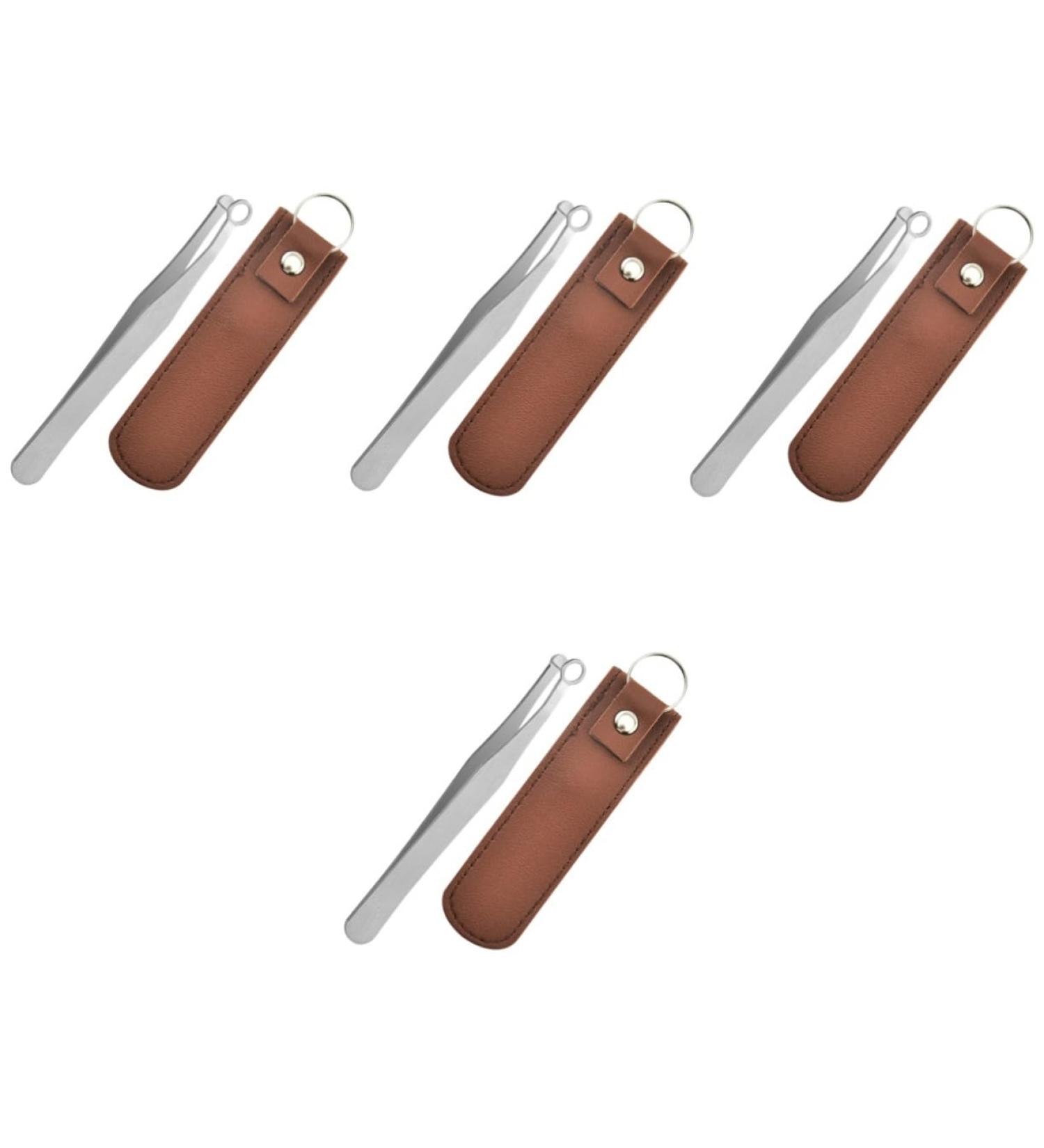 Ipetboom 4 Sets Round Nose Hair Clip & Grooming Trimmer for Men - Stainless Steel Nose & Beard Hair Remover - Buy Online on GoSupps.com