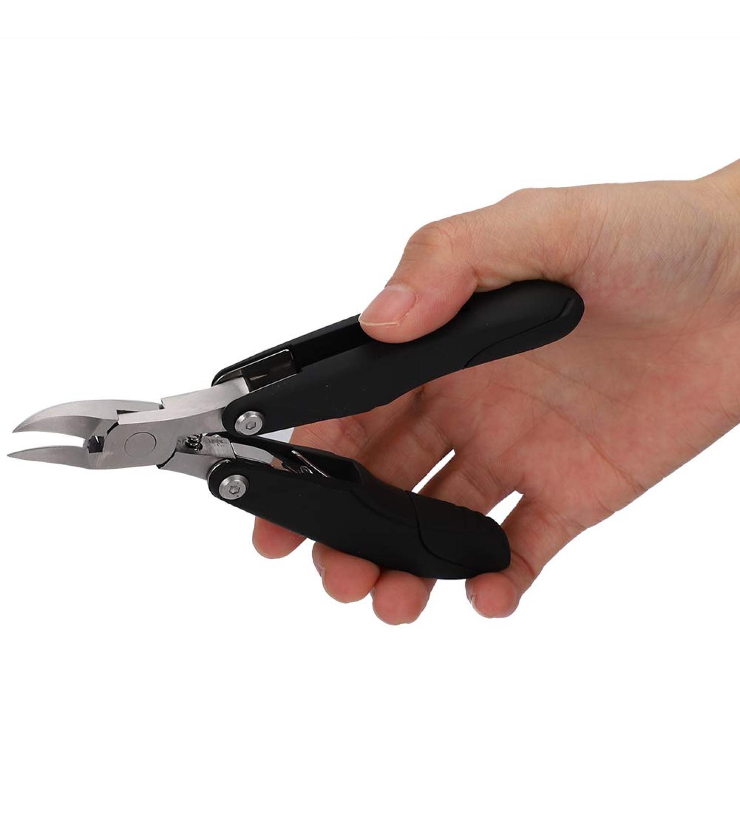 Nail Cutter Efficient Doesn'T Hurt The Skin Nail Trimmer High Hardness Manicure Store for Home Beauty Salon Salon Shop(black) - Buy Online on GoSupps.com