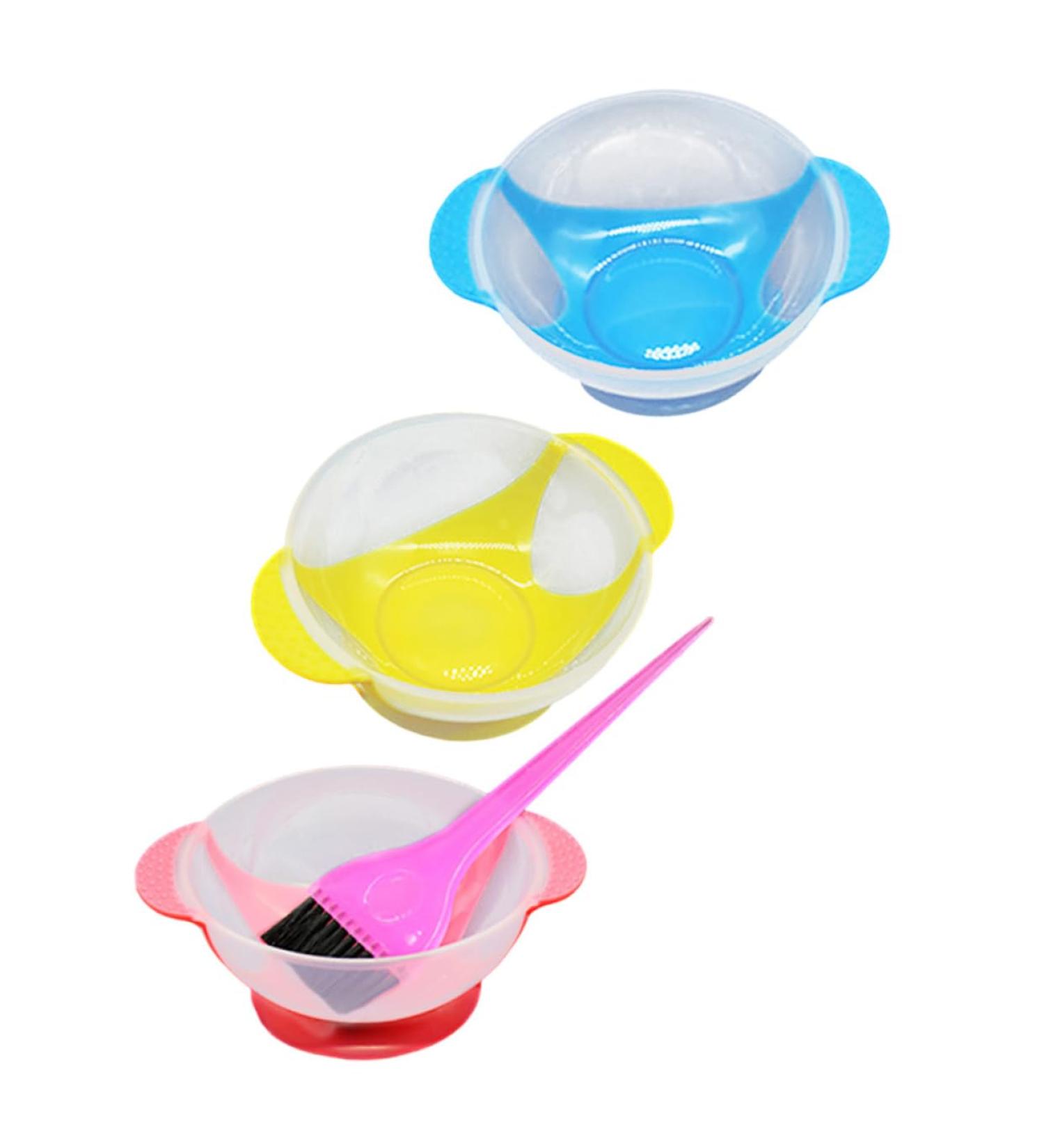 Angoily 1ensemble Set De Pinceaux Et Bols Teindre Pour Cheveux Kit Professionnel De Coloration Avec Brosse Et Bols Antid rapants Outils De Coiffure Pratiques Et Durables Pour Salons - Buy Online on GoSupps.com