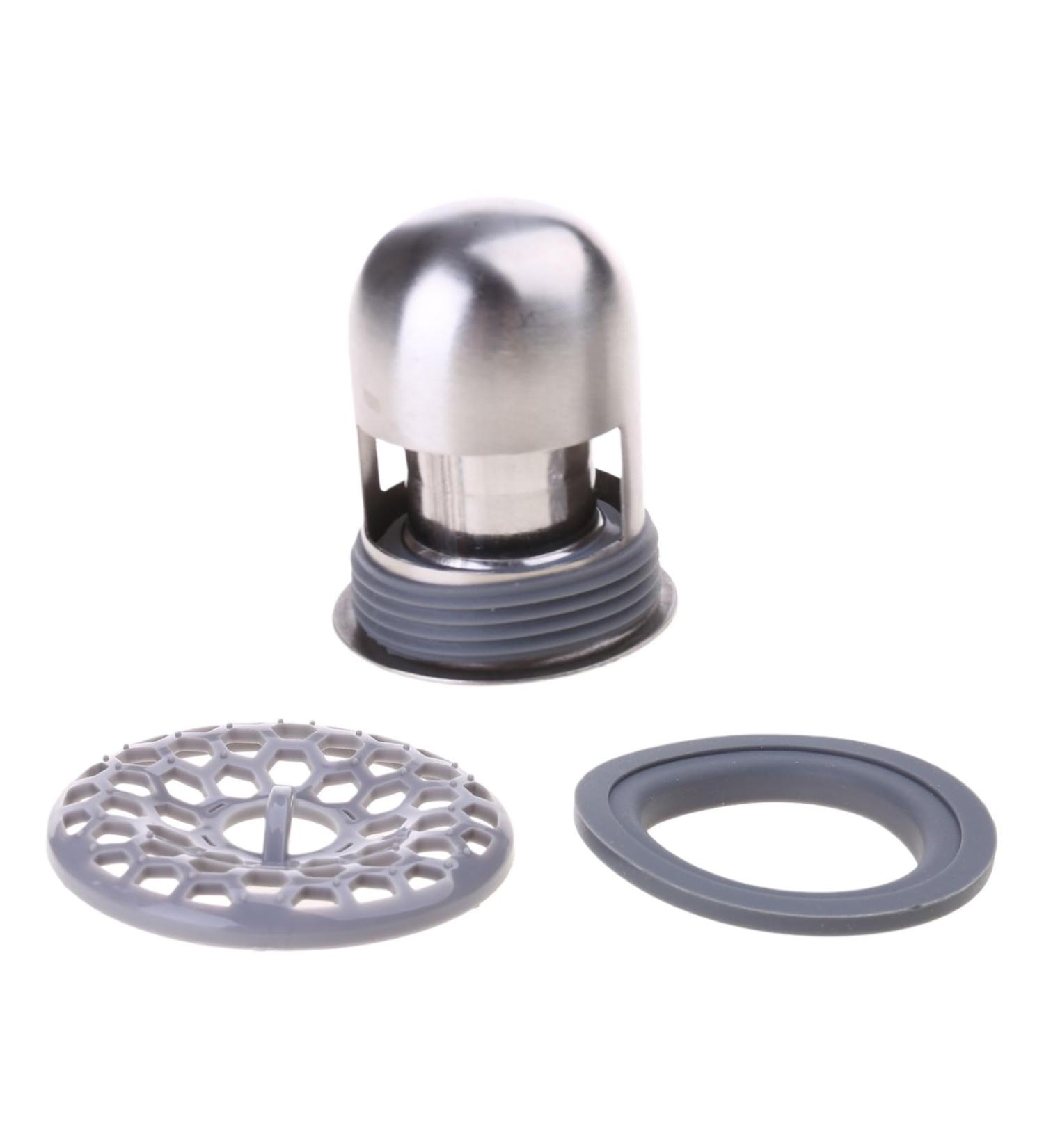 Bathroom Shower Drain Backflow Preventer Stainless Steel Shower Drain Plug Seal Not Odor Bathroom Floor Trapping Silver - Buy Online on GoSupps.com