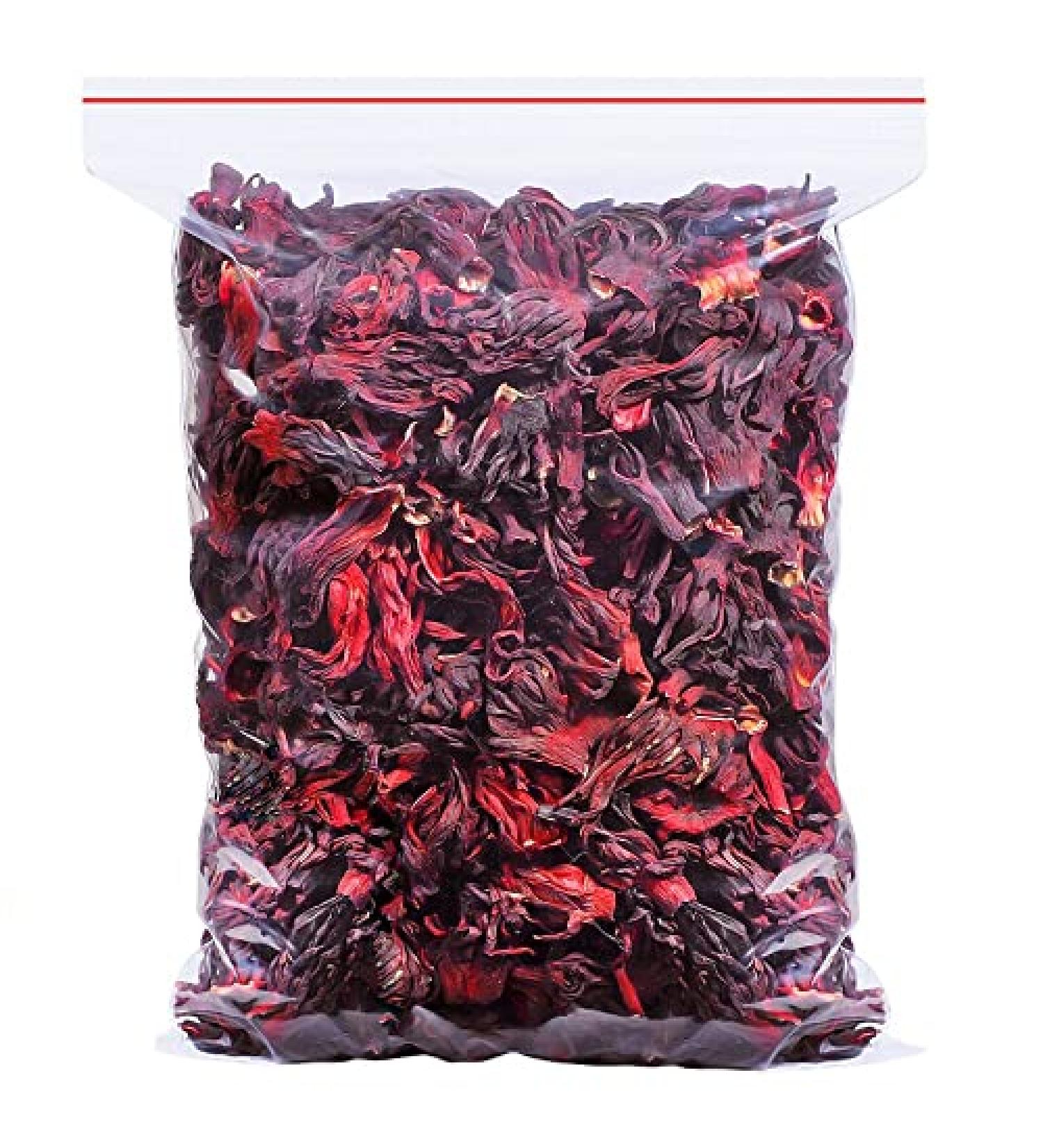 Roselle tea 3.52oz whole flower roselle tea natural red dried flower fruit tea 100g - Buy Online on GoSupps.com