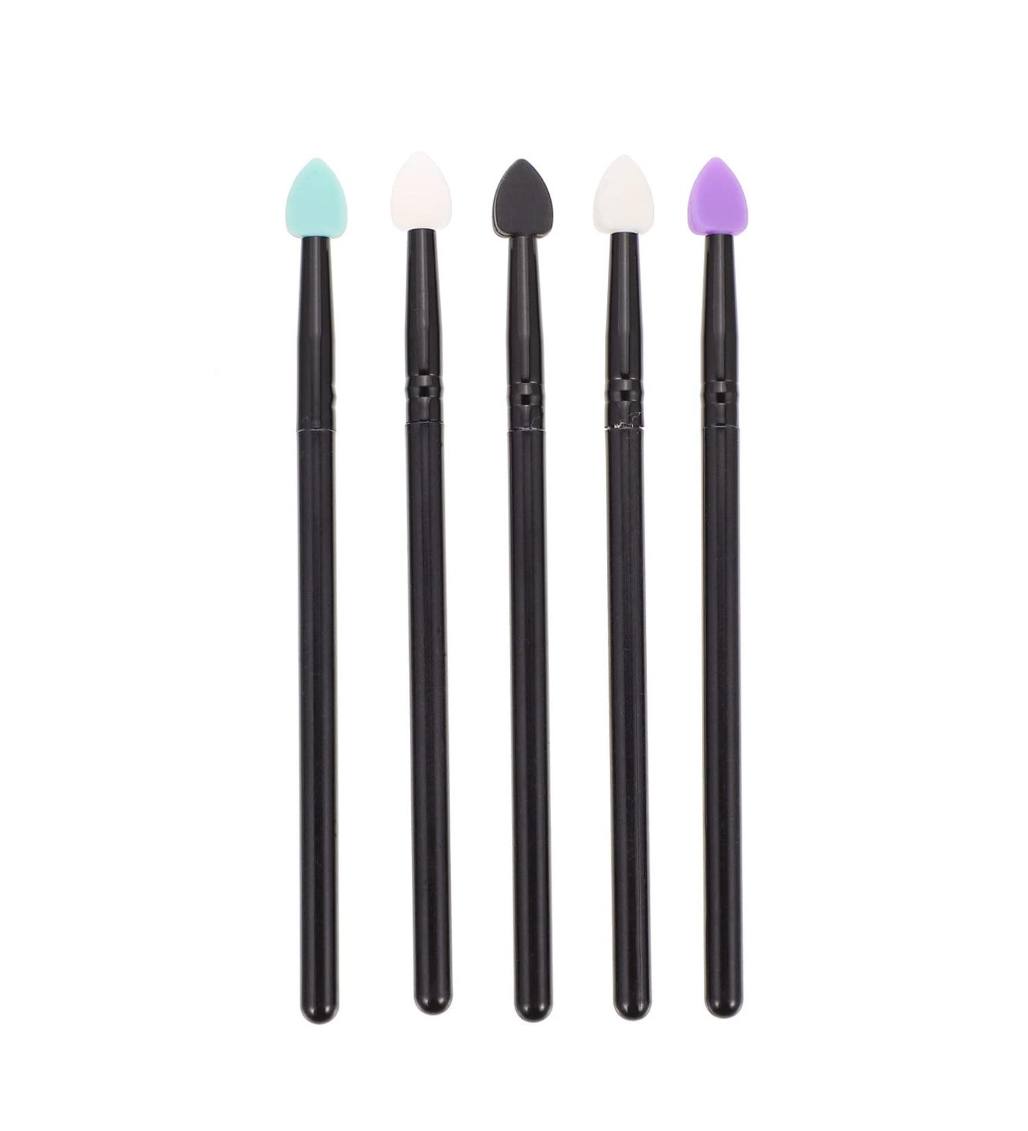 Buy FRCOLOR 20 Pcs Eyeshadow Brush Set | Highlighter & Blush Foam Applicators | Mini Makeup Kit for Flawless Application - International Shipping Available - Buy Online on GoSupps.com