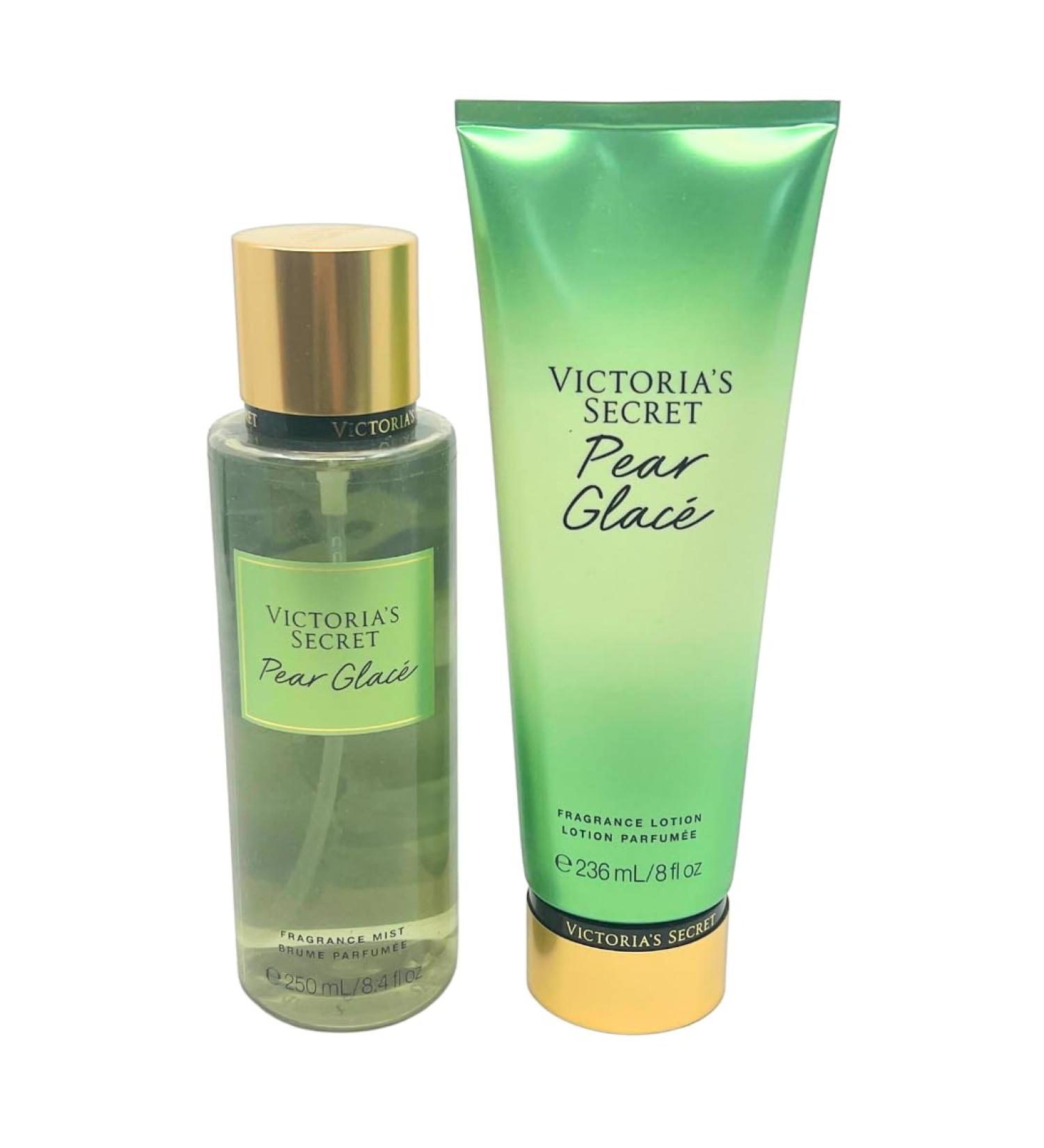 Victoria's Secret Pear Glace Fragrance Mist 8.4oz and Fragrance Lotion 8oz - Set - Buy Online on GoSupps.com