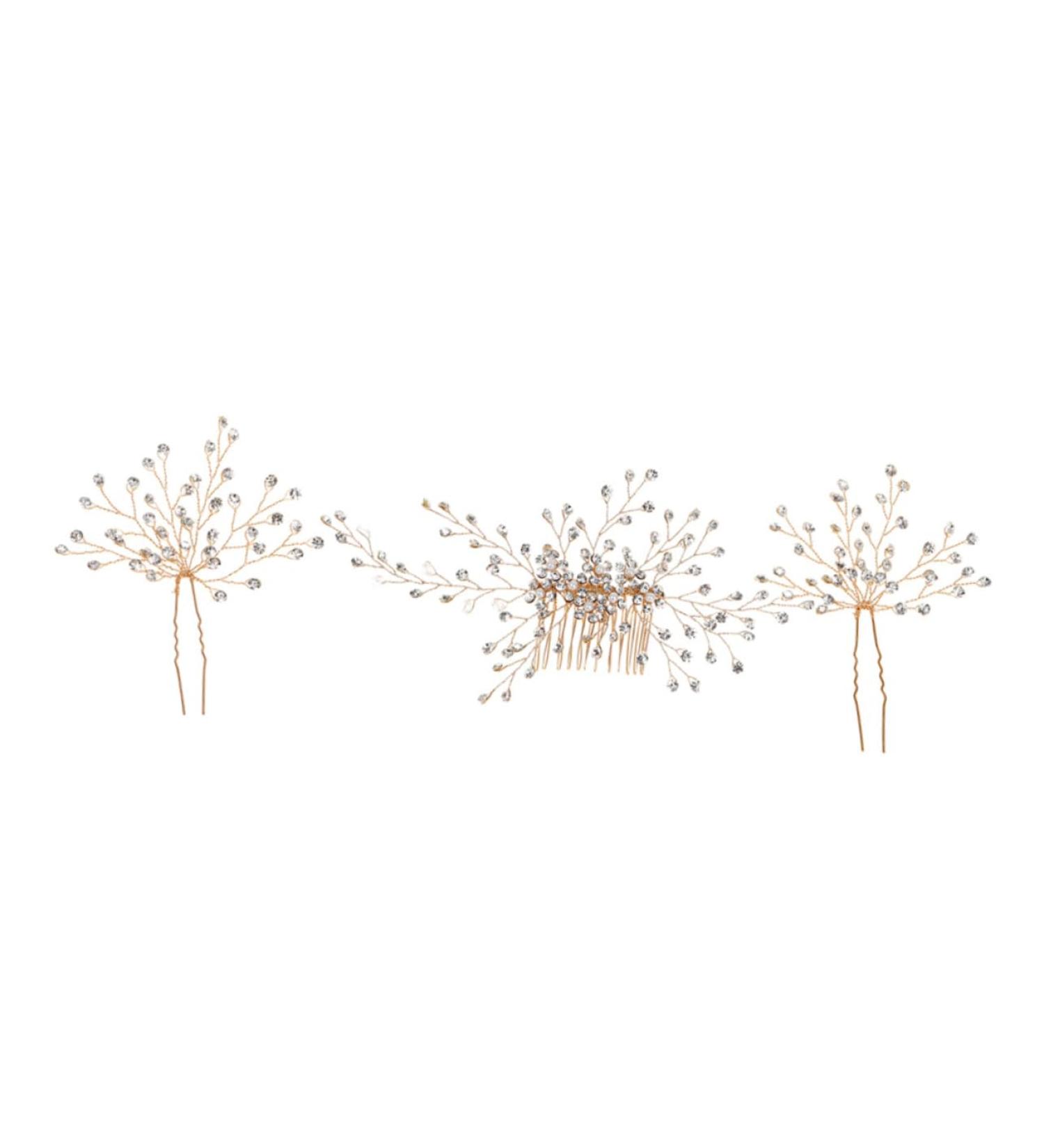minkissy 2 Sets Bridal Headwear Bridal Hair for Wedding Bridal Hair Clip Bride Hair Decor Pearl Headpiece Hair Pin Wedding Hair Decoration Zinc Alloy Hair Comb Women's European and American - Buy Online on GoSupps.com