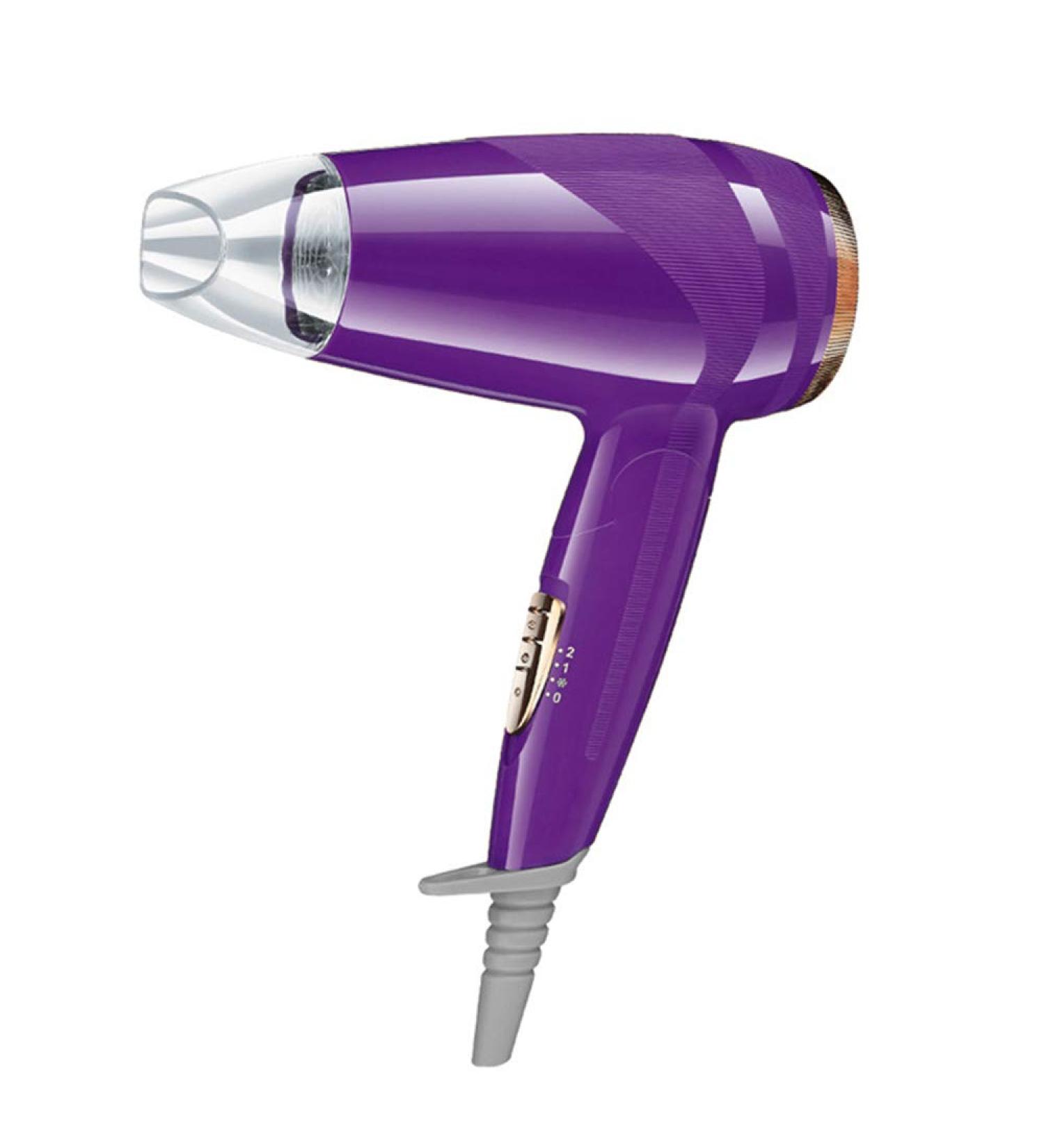 1000W Compact Blow Dryers Hair Dryer Travel Lightweight Hairdryer Folding Hairdryer Temperature Hair Dryer Hot/Cold DC Motor 3 Speeds Overheat Protection Portable for Home Use Travel Purple small gift - Buy Online on GoSupps.com