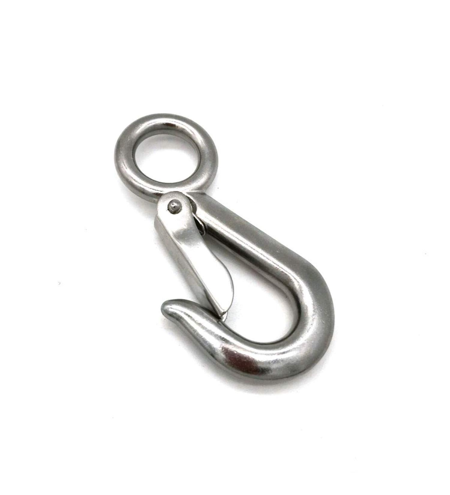 JY-MARINE Fast Eye Safety Snap Hook 4 Inch Stainless Steel 316 Heavy Duty Boat Hook - Buy Online on GoSupps.com