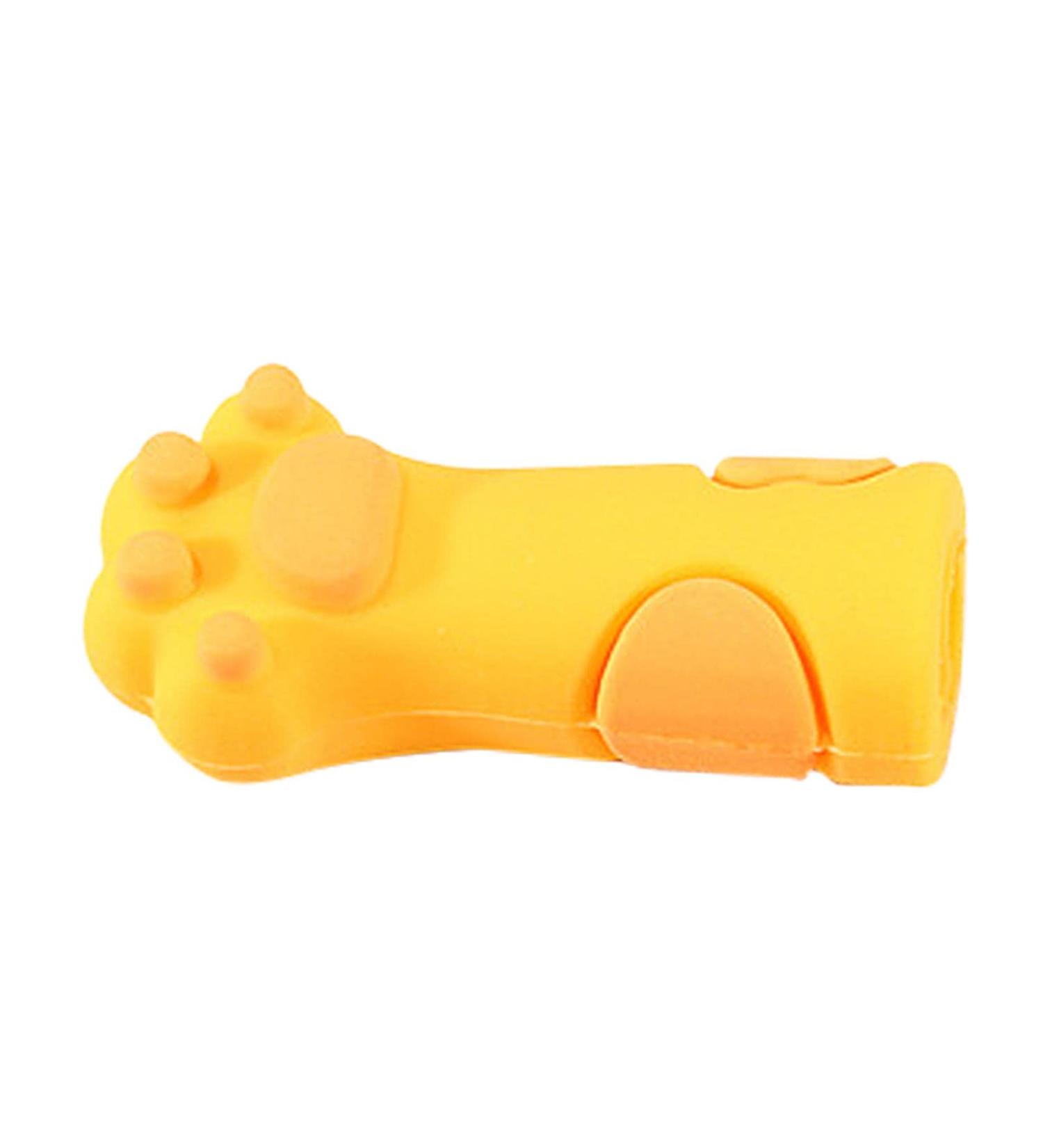 Cuticle Scissors - Cuticle Clippers Protective Sleeve Case - Scissors Protector with 3 Colors Cat Paw Shape Protective Sleeve for Nail and toenails Manicure Tools Naysku Yellow - Buy Online on GoSupps.com