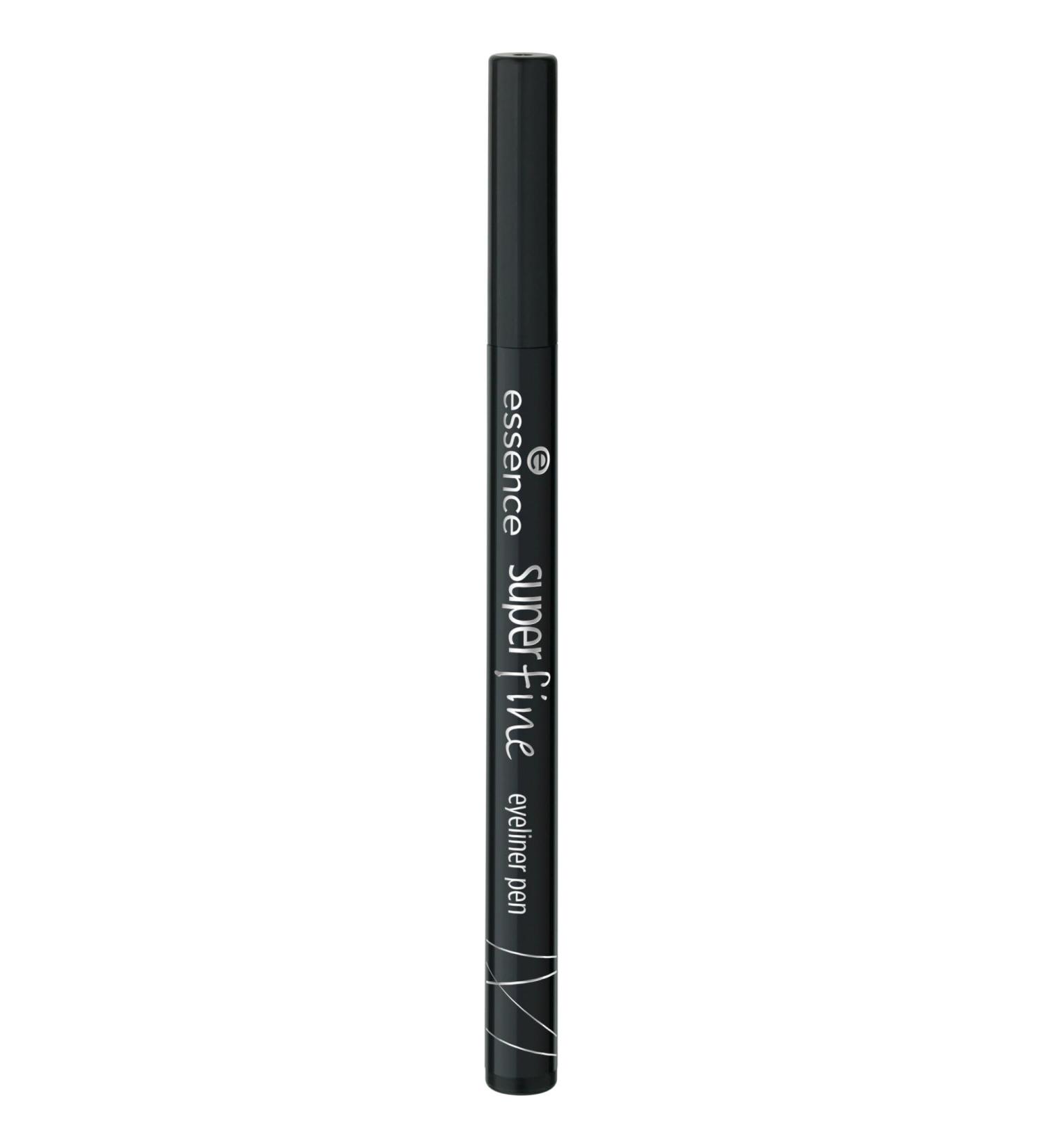 Essence Cosmetics Super Ultra Eyeliner Pen - Long-lasting Vegan Black Eye Liner No. 01 Perfume & Alcohol-Free - Buy Online on GoSupps.com