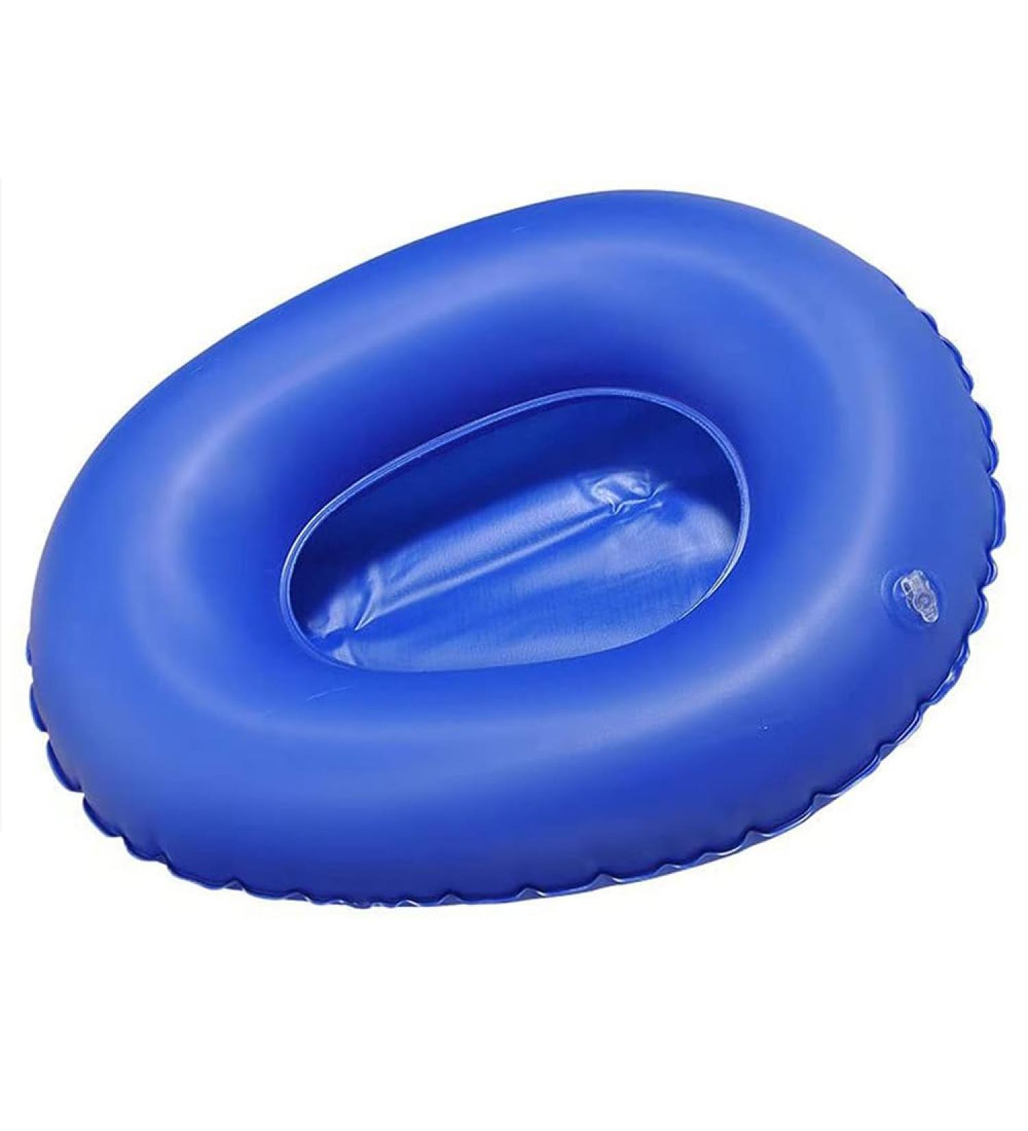 Air Inflation Bed Pan Washable Portable Elderly Inflatable Potty Anti Bedsore Toilet Urinal for Elderly Bedridden with Pump(2 pcs) - Buy Online on GoSupps.com