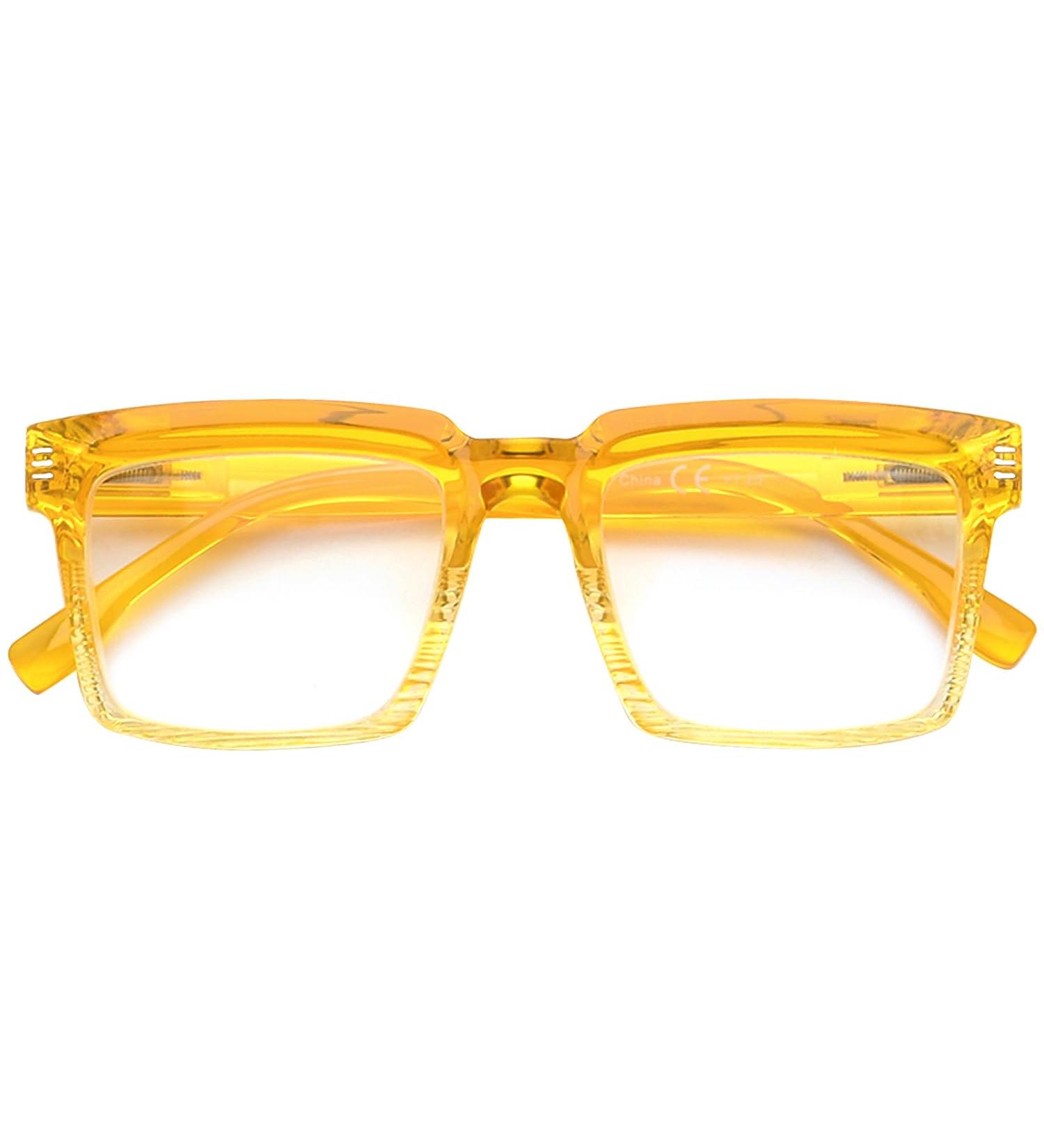 Eyekepper Women's Oversized Reading Glasses - Fashionable Yellow +2.50 Readers for Stylish Vision - Buy Online on GoSupps.com