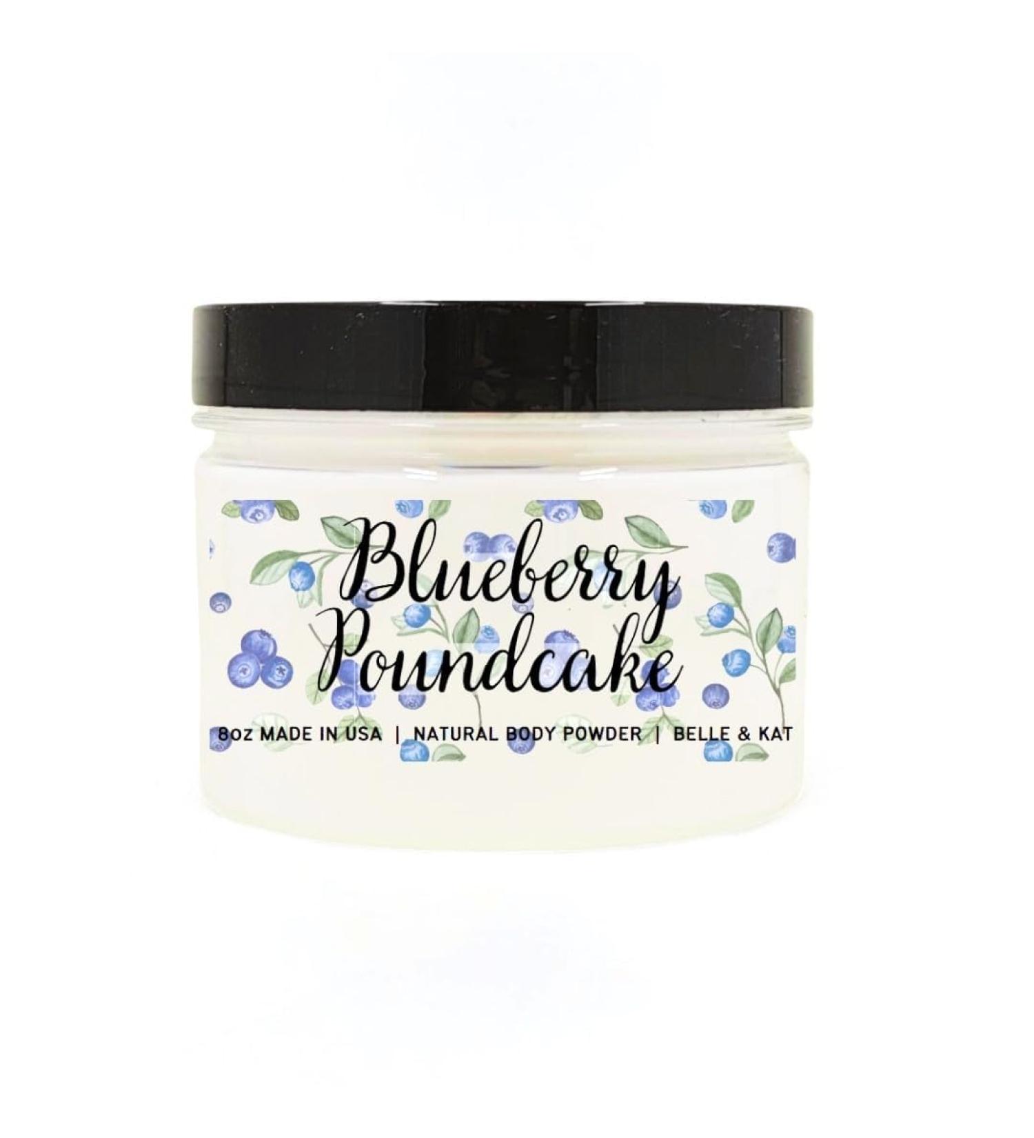 Blueberry Poundcake Scented Body Powder for Men & Women Perfume Dusting Powder Bath Powder with Fragrance & Essential Oils Talc Free 8oz Container Made in USA Blueberry Poundcake (Body Powder) - Buy Online on GoSupps.com