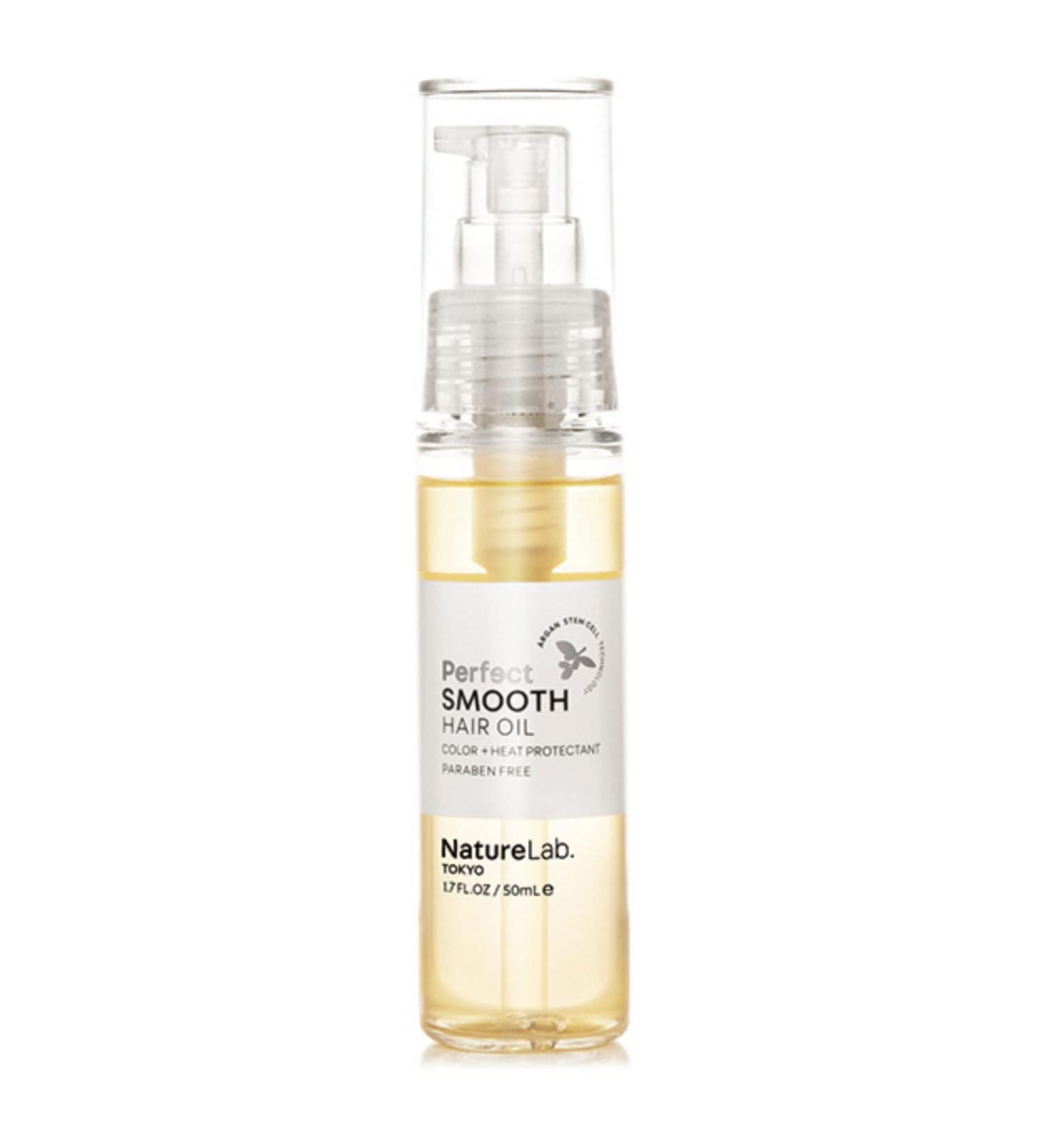 NatureLab Tokyo Perfect Smooth Hair Oil - Heat & Color Protection - 1.7 FL OZ - Buy Online on GoSupps.com