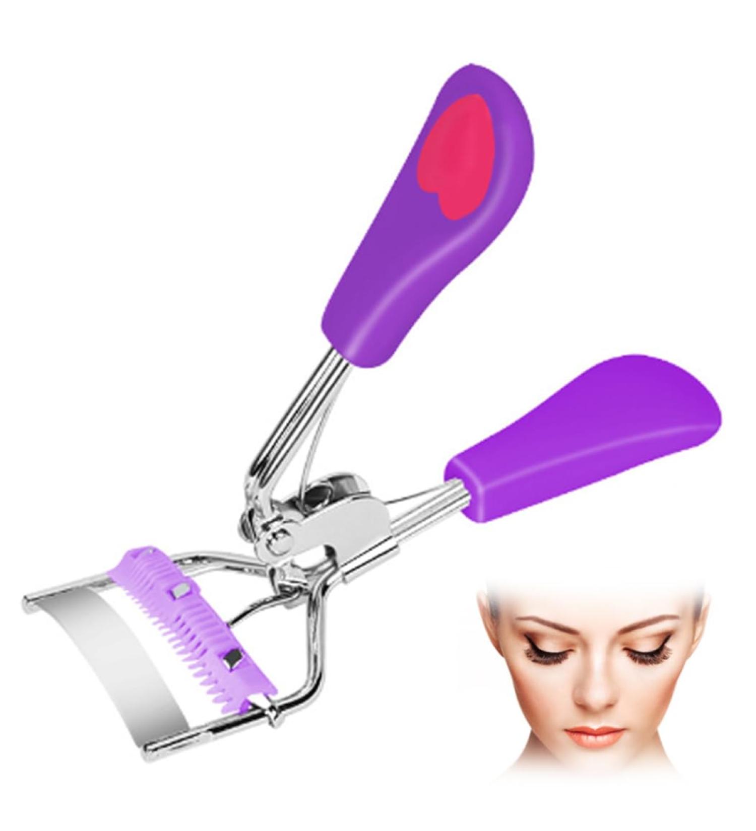 Eyelashes Curler with Comb Separated Lashes Curler Steel Wide Angle Eyelash Eye Makeup Tool for Girls Women - Buy Online on GoSupps.com