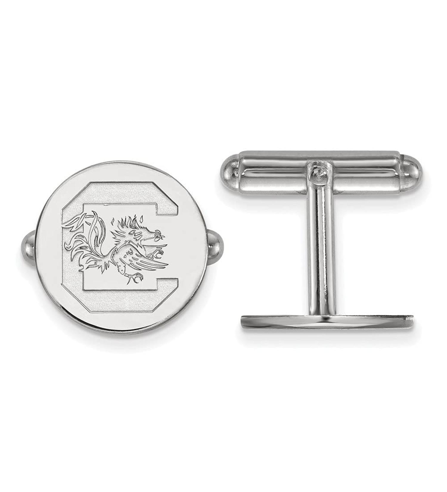 Sterling Silver South Carolina Cuff Links for Stylish Gentlemen - Buy Online on GoSupps.com