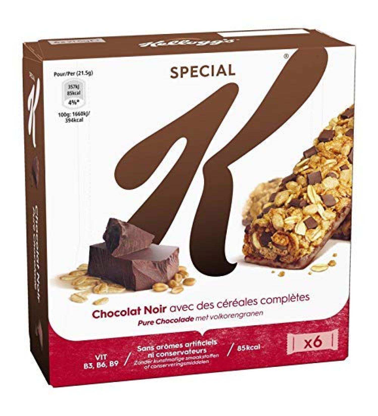 KELLOGG'S - Special K Chocolate Chip Cereal Bars 129G - Pack of 4