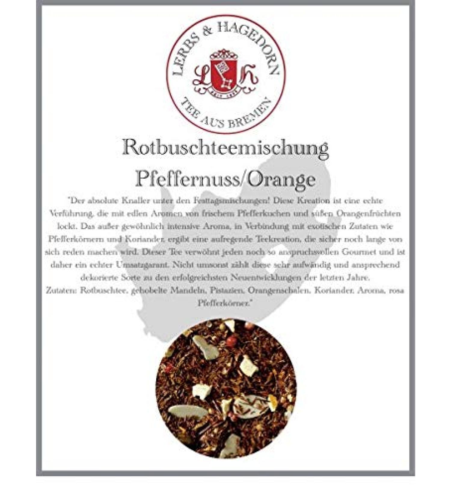  Lerbs & Hagedorn Roibuschtee Pepper Tea/ Orange 1 kg - Buy Online on GoSupps.com