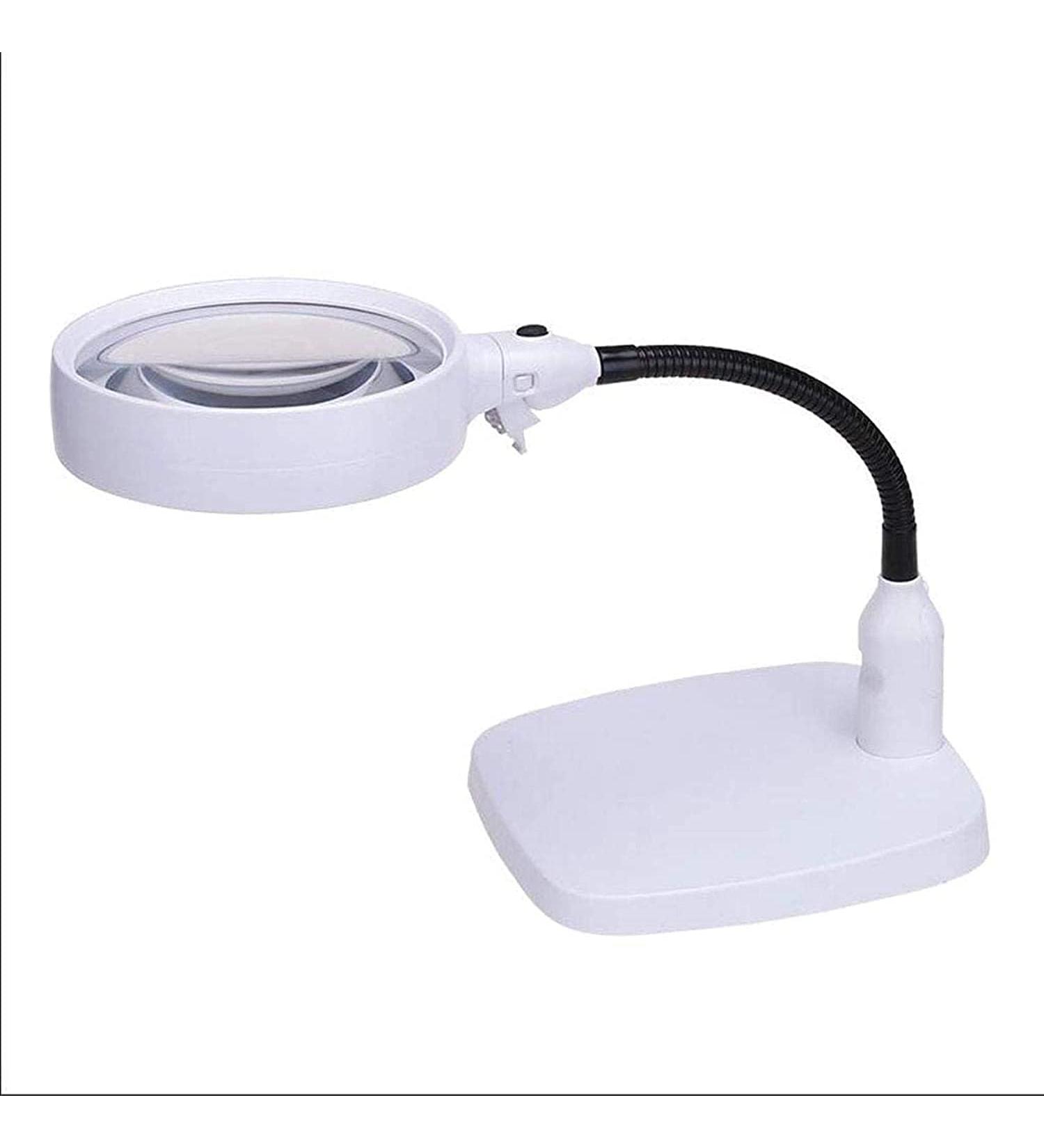 8 Times Desktop with Led Magnifying Glass Old Electronic Inspection Mobile Phone Repair Magnifier for Reading Crafts Repair Magnifier Lofty Ambition - Buy Online on GoSupps.com