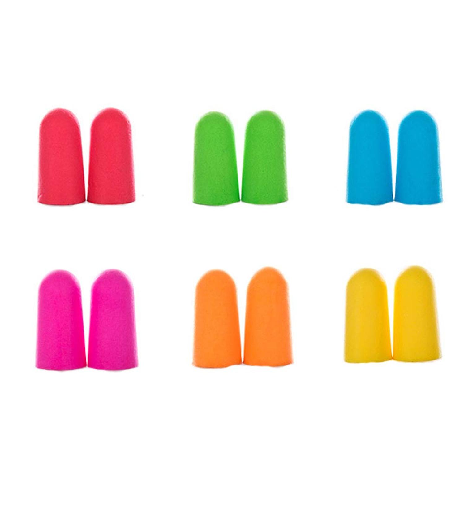 6 Pairs Box Earplugs Colorful Sleeping Earplugs Sleep Anti-Noise Earplugs for Workplace Sleep Concert Gig Musician Earnitus and Noise Reduction Including Flying - Buy Online on GoSupps.com