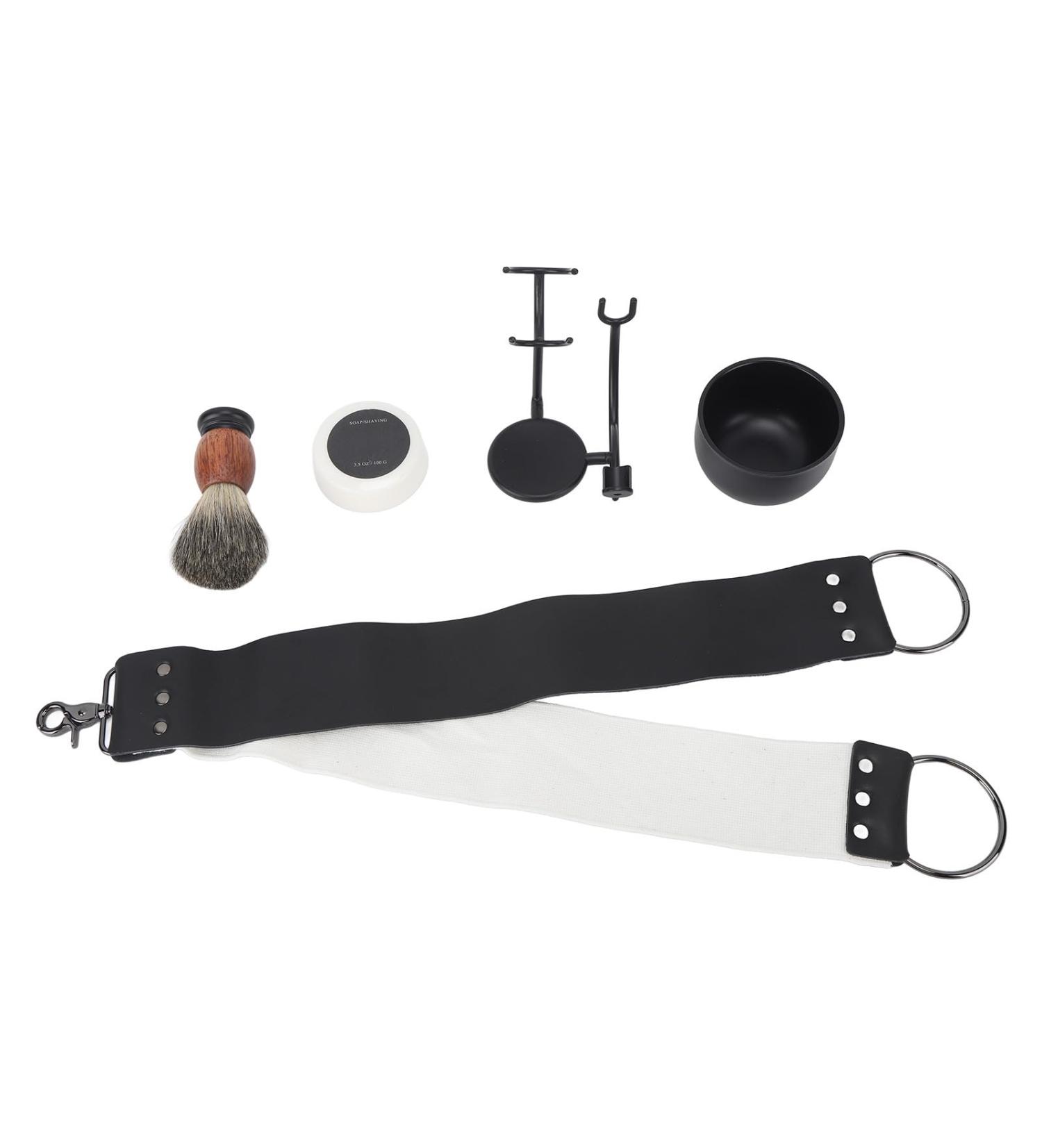 Premium Beard Shaving Tool Set - Brush Holder Soap Bowl & More for Home & Salon | International Shipping Available - Buy Online on GoSupps.com