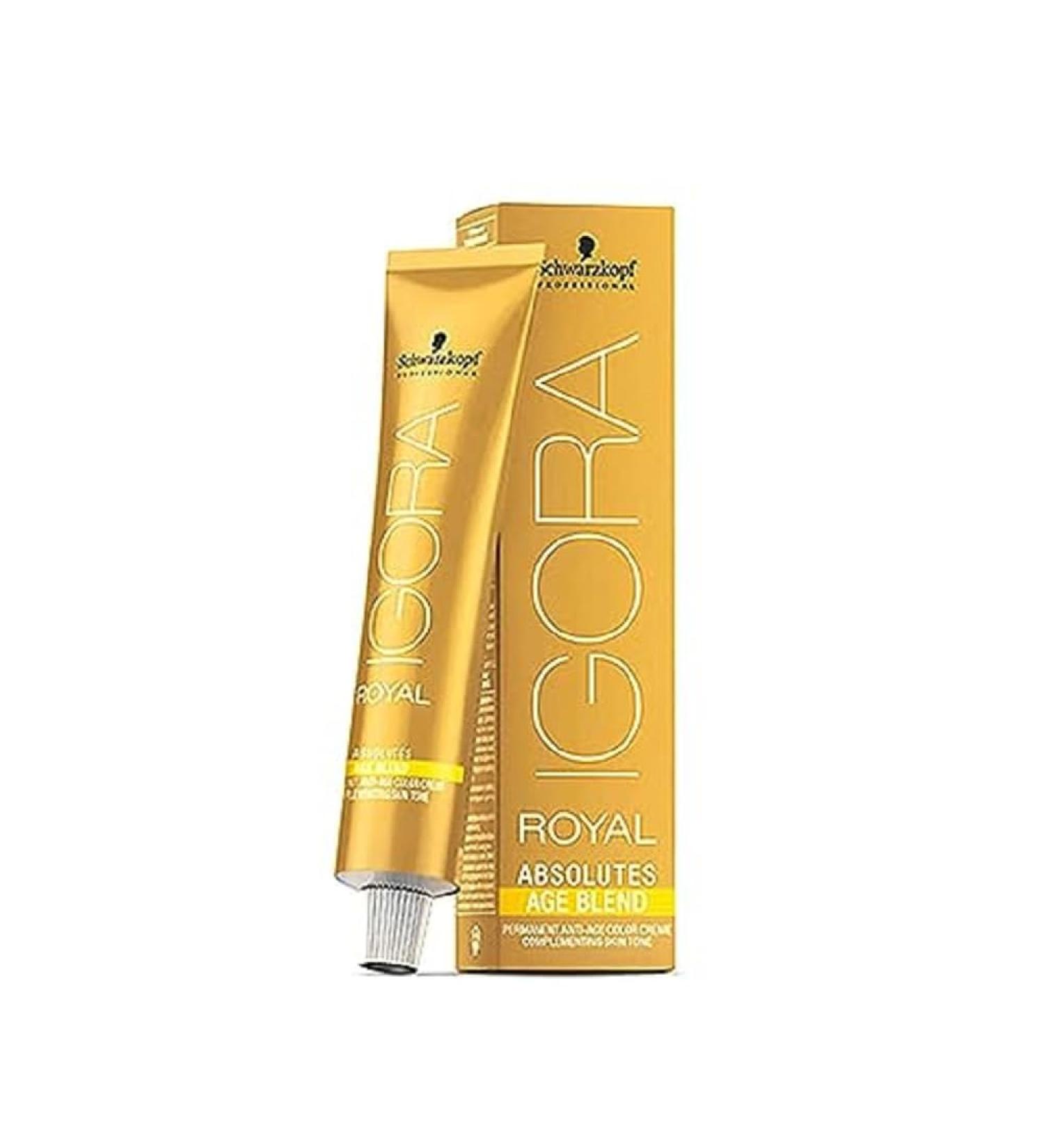 Schwarzkopf IR Absolutes Age Blend 7-560 60ml 4045787281545 7-560 Medium Blonde Gold Chocolate 60 Milliliters