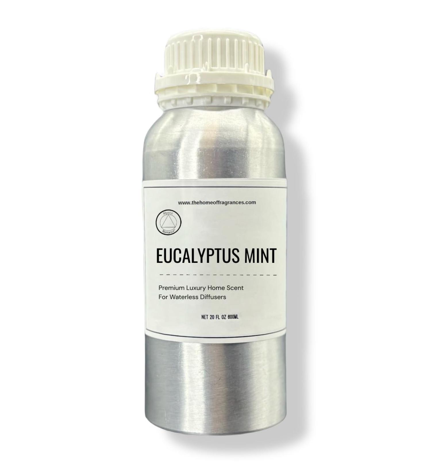 Mystic Romance Eucalyptus Mint Aroma Oil Blend Waterless Diffuser Diffuser Aroma Oil Blends Made in USA (600ml) 4.05 Fl Oz (Pack of 1) - Buy Online on GoSupps.com