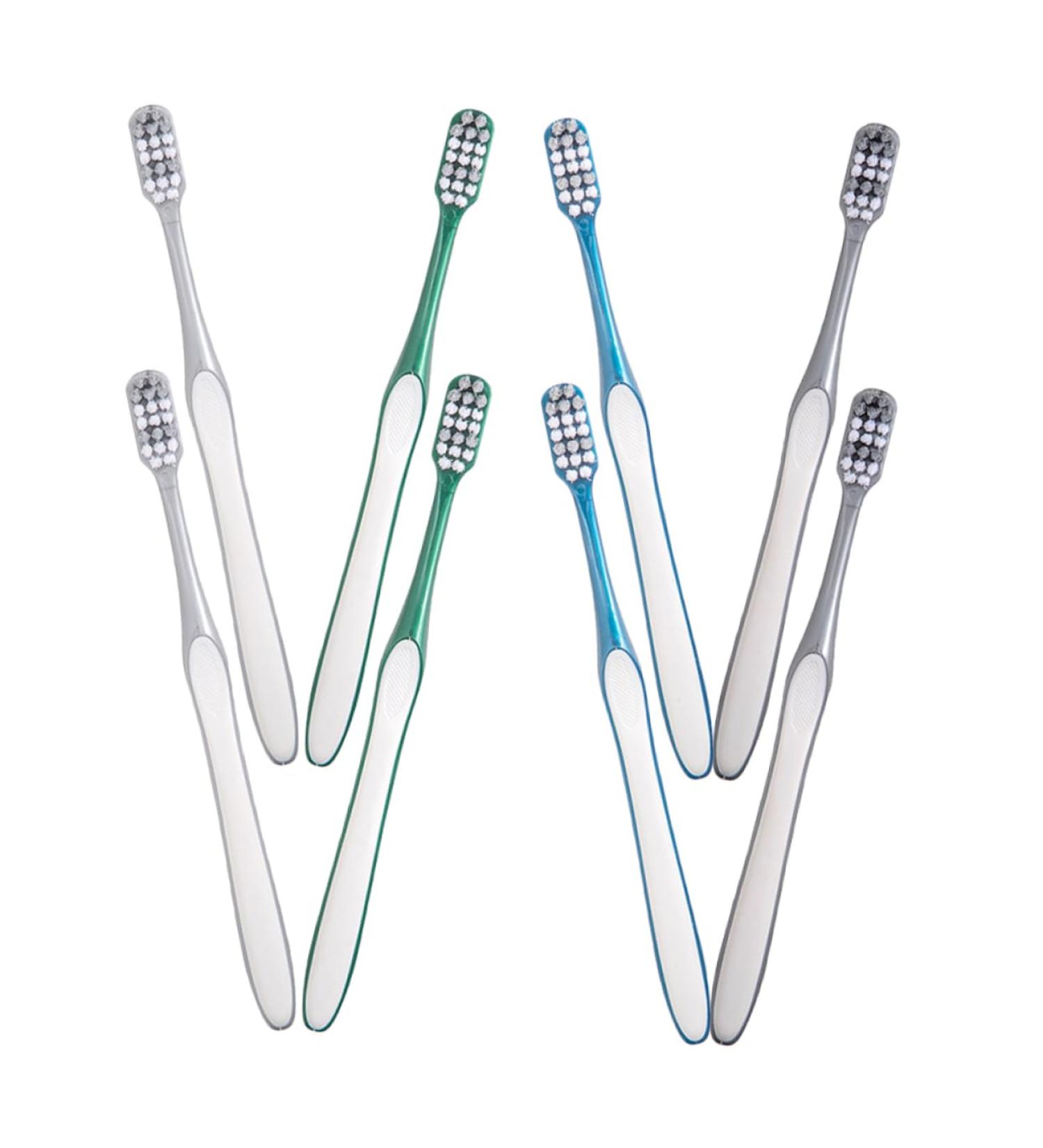 Gatuida 8-Pack Travel Toothbrushes - Portable Plastic Tooth Cleaners for Camping & Travel - Reduce Tooth Spots & Maintain Oral Hygiene - Buy Online on GoSupps.com