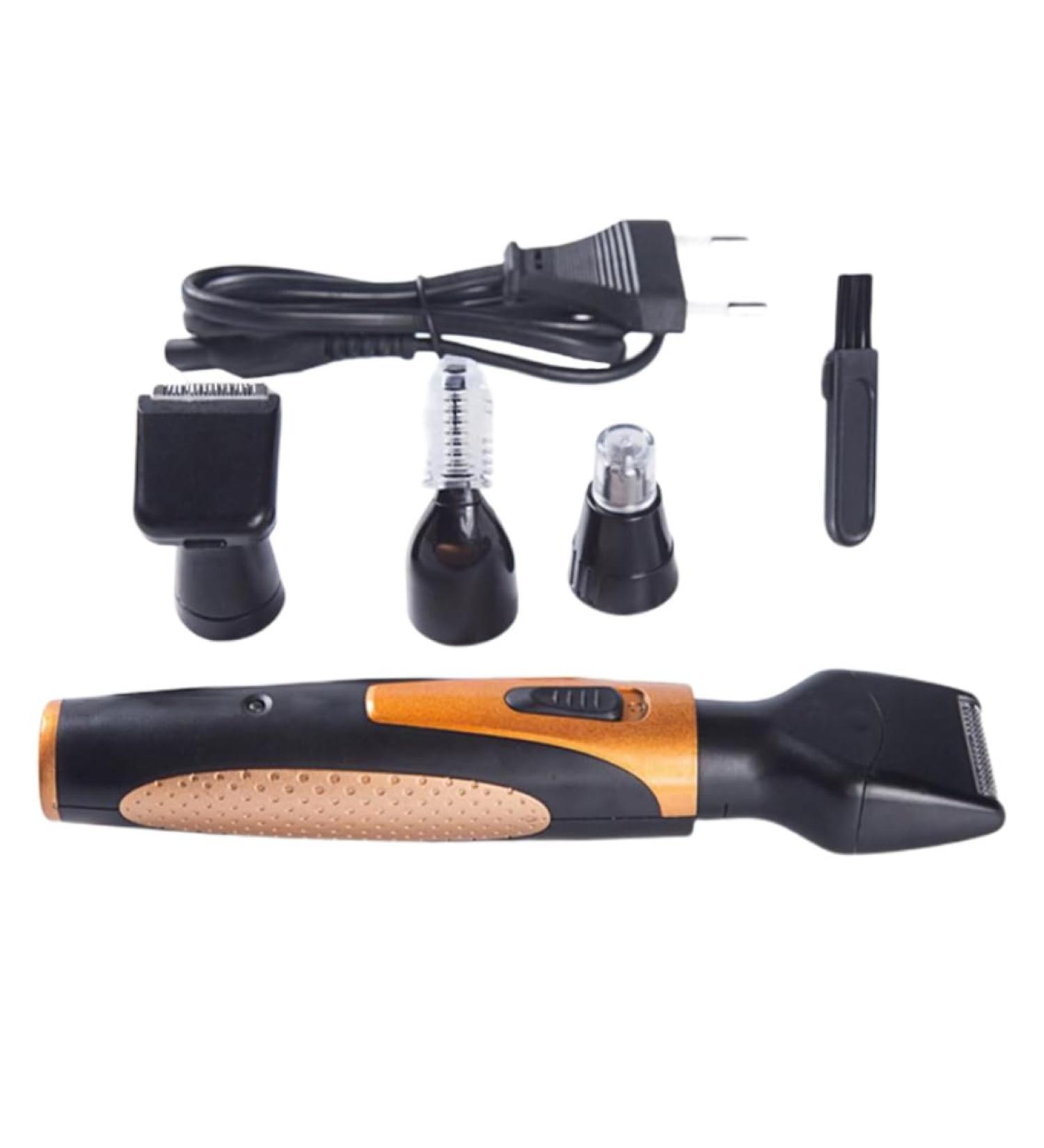 4 in 1 Nose Hair Trimmer - USB Rechargeable Facial Hair Shaver & Eyebrow Beard Remover for Men - Buy Online on GoSupps.com