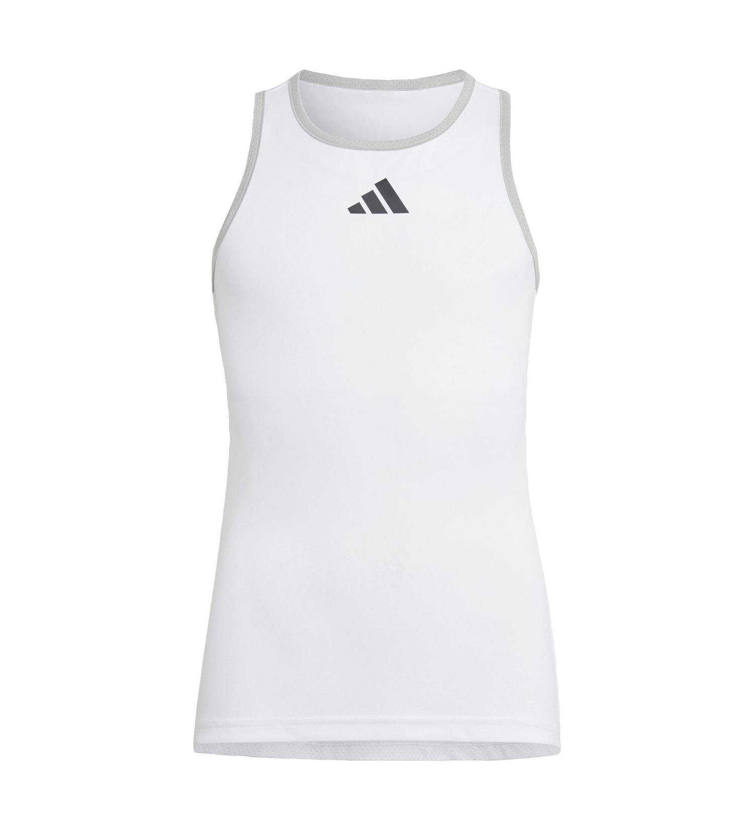 Buy Adidas Girl G Club Tank 128 White - Stylish & Comfortable | Shop Internationally at Your Store Name  - Buy Online on GoSupps.com