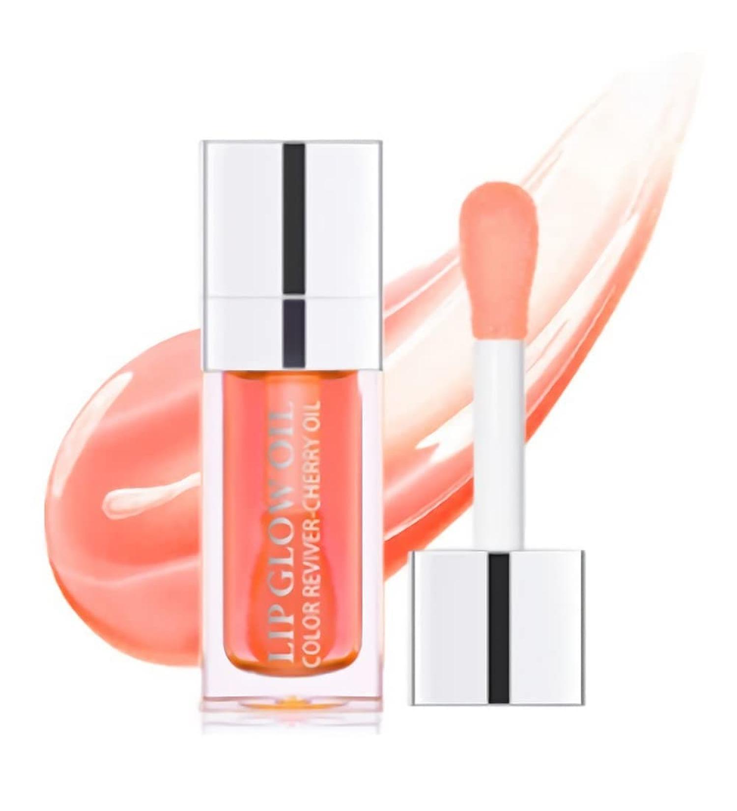 MXYWO Plumping Lip Oil - Hydrating Lip Glow Oil - Moisturizing Lip Gloss - Tinted Lip Balm - Natural Lip Plumper - 6ML (001 Pink) - Buy Online on GoSupps.com
