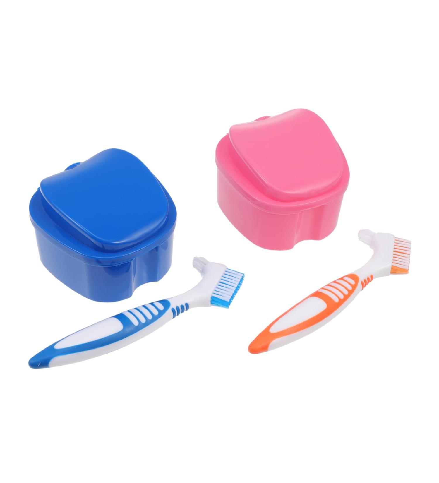 Shop Lurrose Baby Toothbrush Set & Storage Box | Travel-Friendly Prosthesis Case | Soft Fur Women s Suitcase Organizer (8.5x8.5x7cm) - International Shipping Available - Buy Online on GoSupps.com