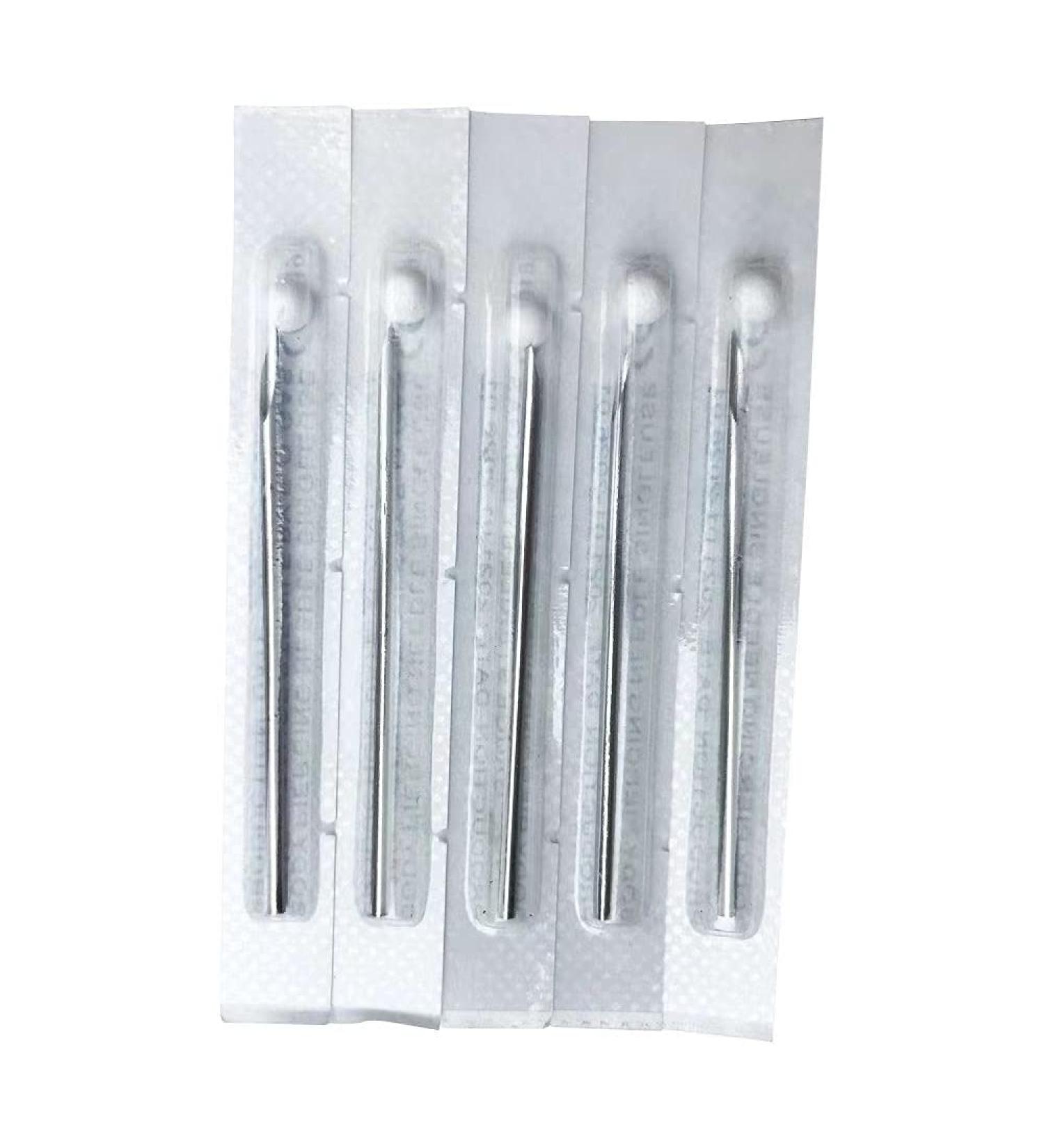 Shuiniba 20G Piercing Needles Set - 5 Pieces for Body, Ear, Navel, Nose, Lip, Nipple - Buy Online on GoSupps.com