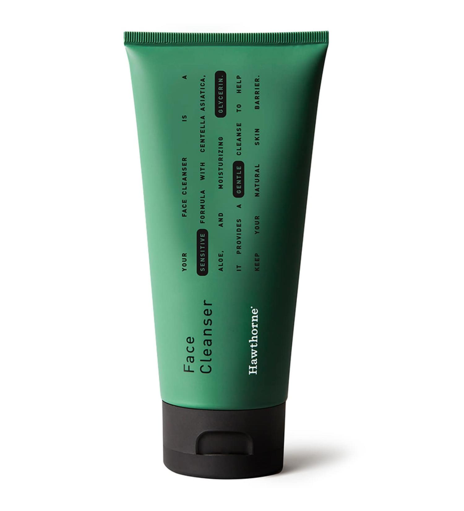 Hawthorne Men's Natural Gentle Face Wash | Moisturizing Aloe Vera & Tiger Grass Cleanser for Dry Sensitive Skin - 4oz - Buy Online on GoSupps.com