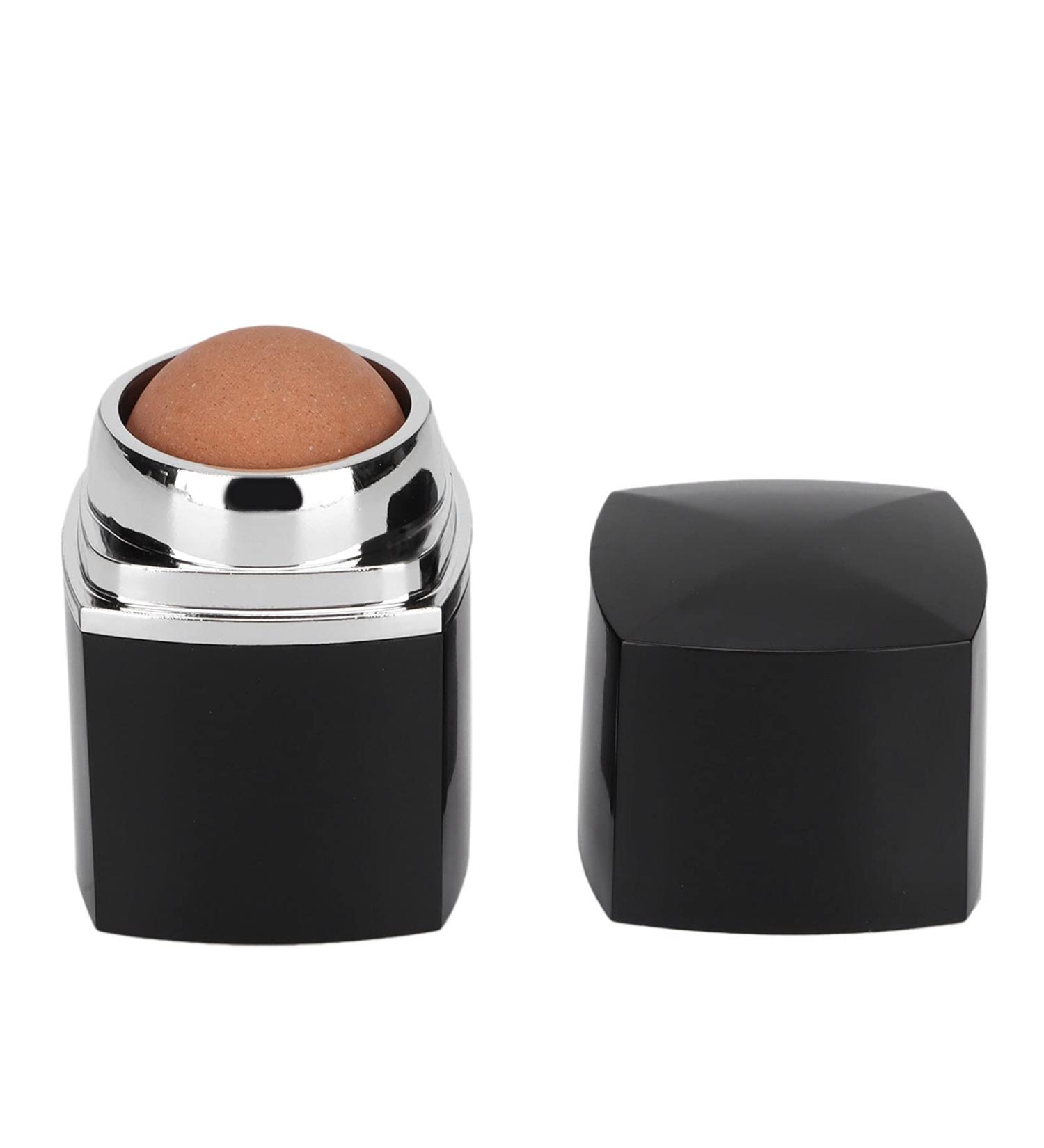 Mini Portable Facial Roller Volcanic Stone Oil Absorbing Ball for Skincare Reusable Facial Skin Care Tools for Exquisite Makeup Easy Cleaning Makeup Beauty Accessories for Female Girls(Black) - Buy Online on GoSupps.com