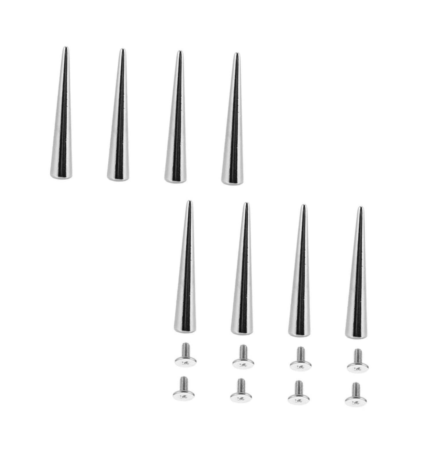 Lurrose 16 Pcs DIY Rivet Accessories Nail DIY Craft Cool Rivets Punk DIY Spike Studs Work Spikes Conical - Buy Online on GoSupps.com